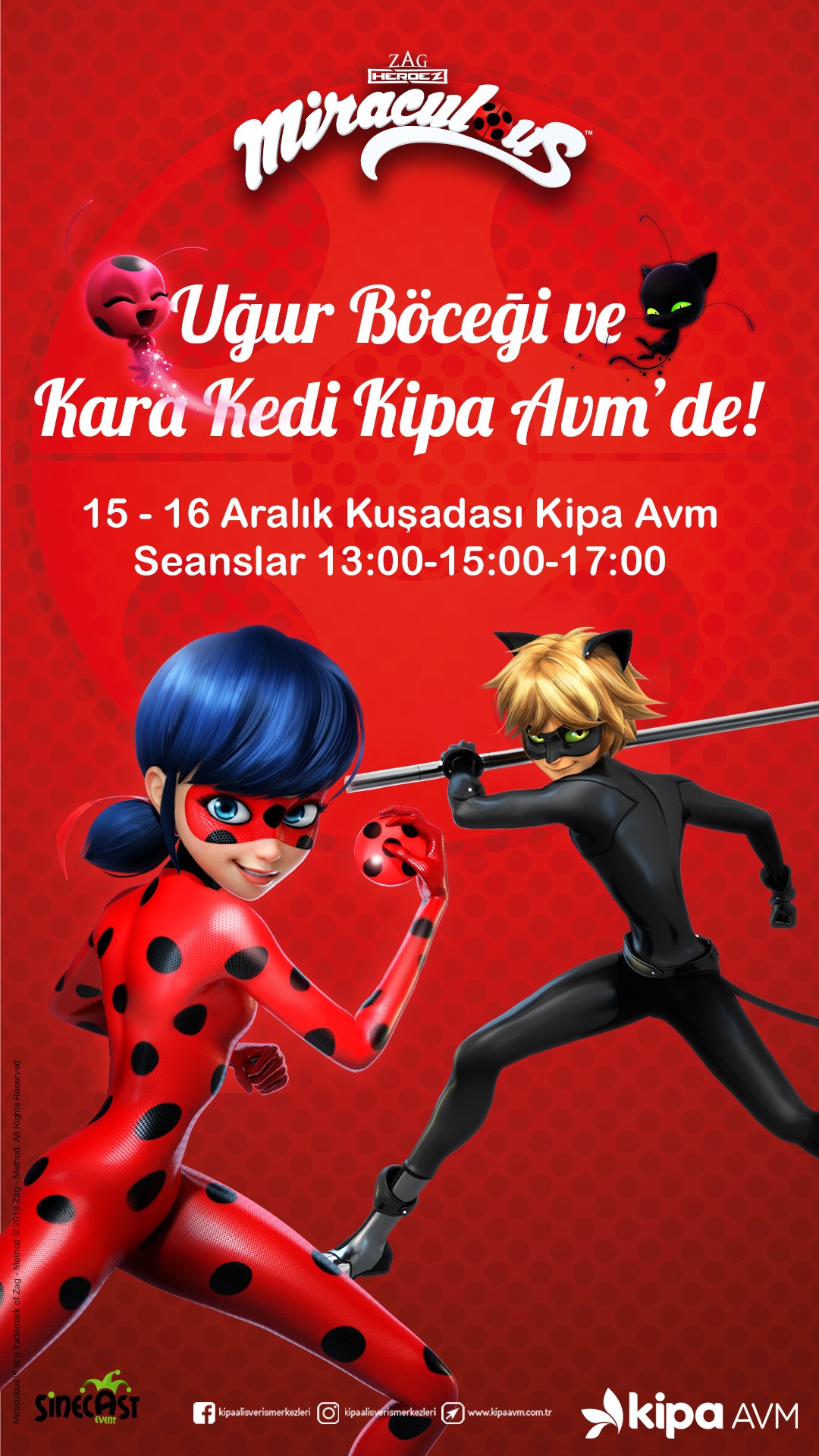 Uğur B&ouml;ceği ve Kara Kedi Kipa AVM&rsquo;de!