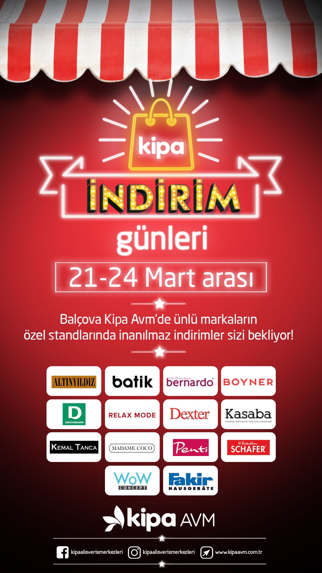 Bal&ccedil;ova Kipa AVM'de İndirim G&uuml;nler Başlıyor!