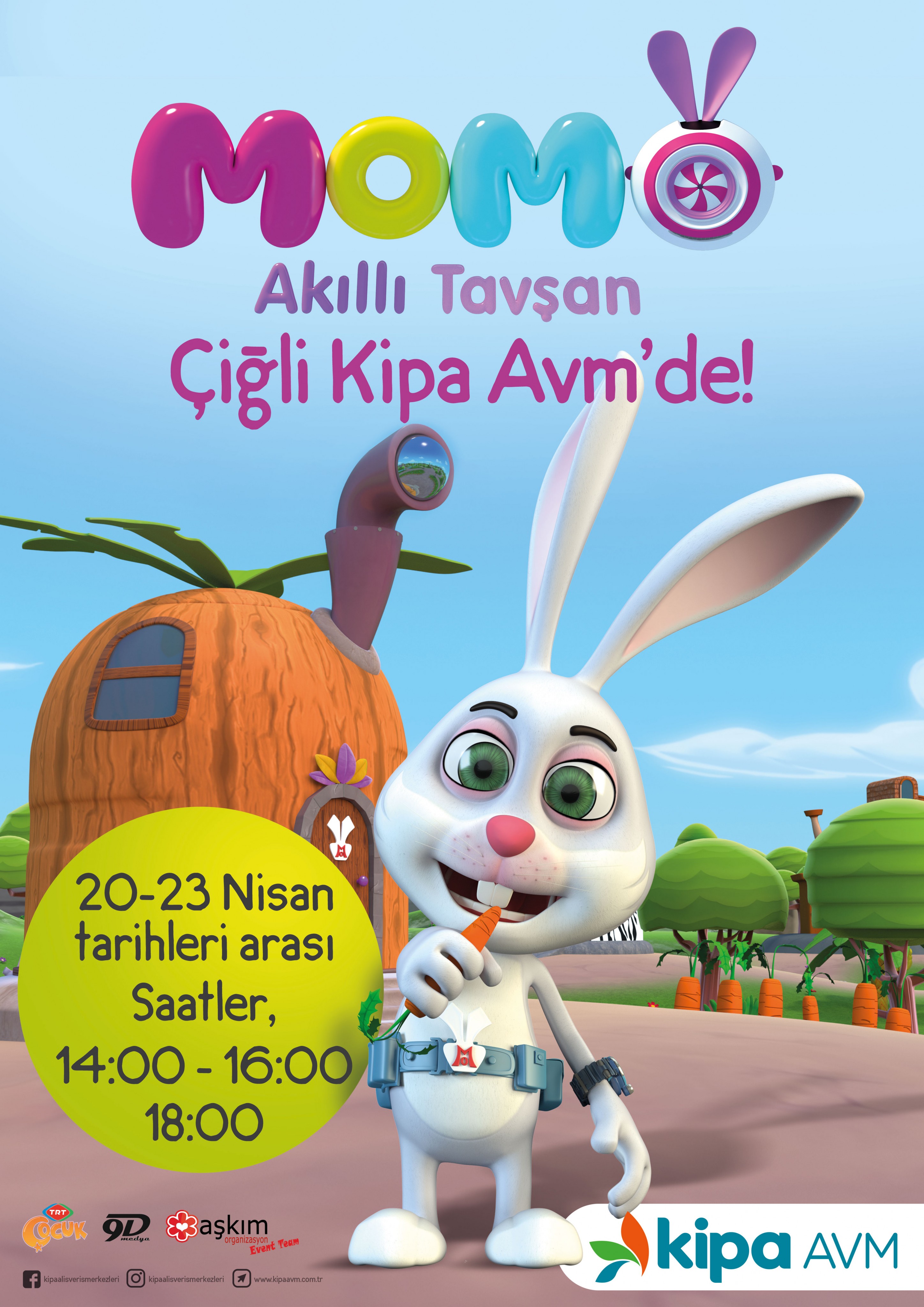 Akıllı Tavşan Momo &Ccedil;iğli Kipa AVM&rsquo;de!