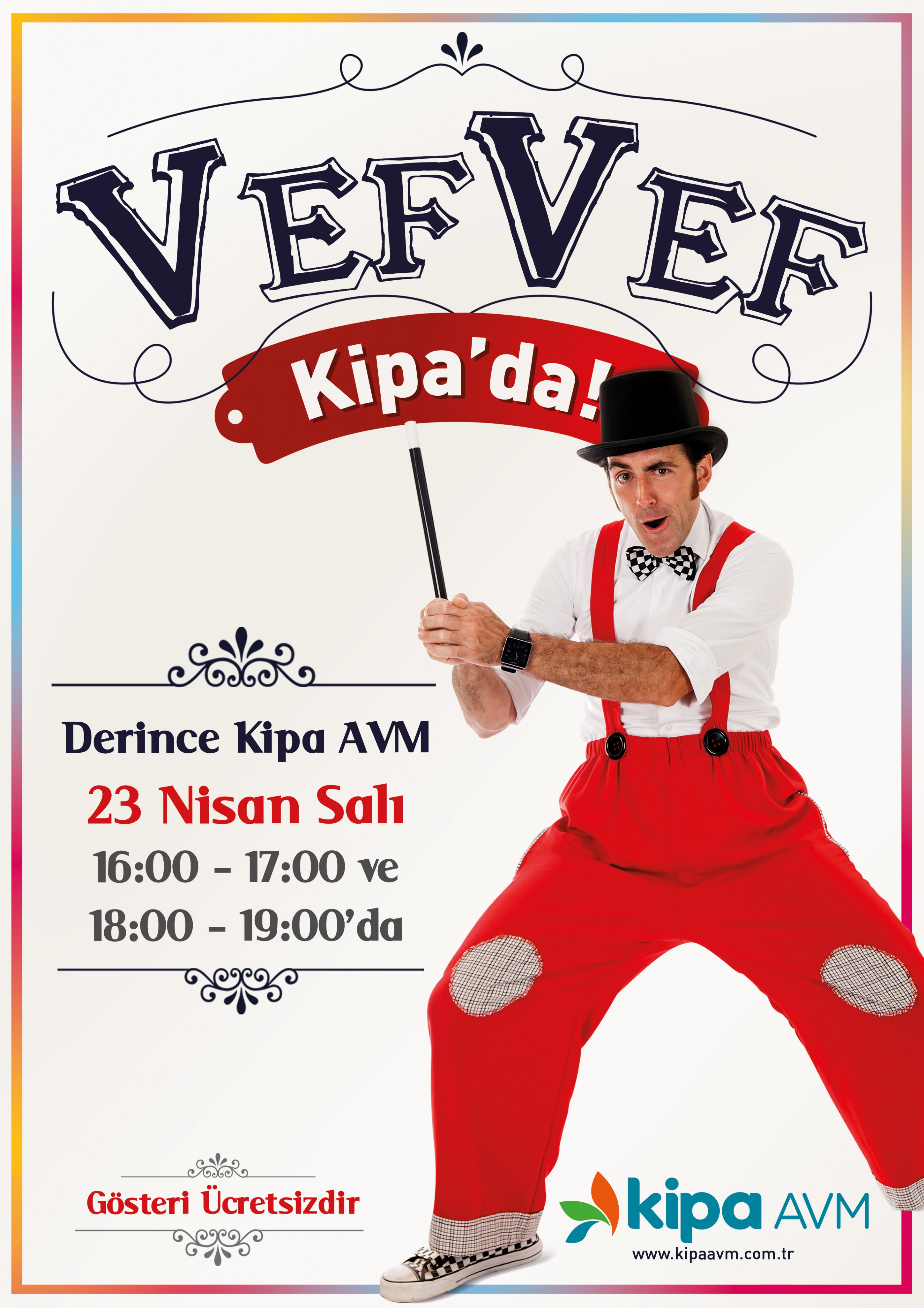 VEFVEF Derince Kipa AVM&rsquo;de!