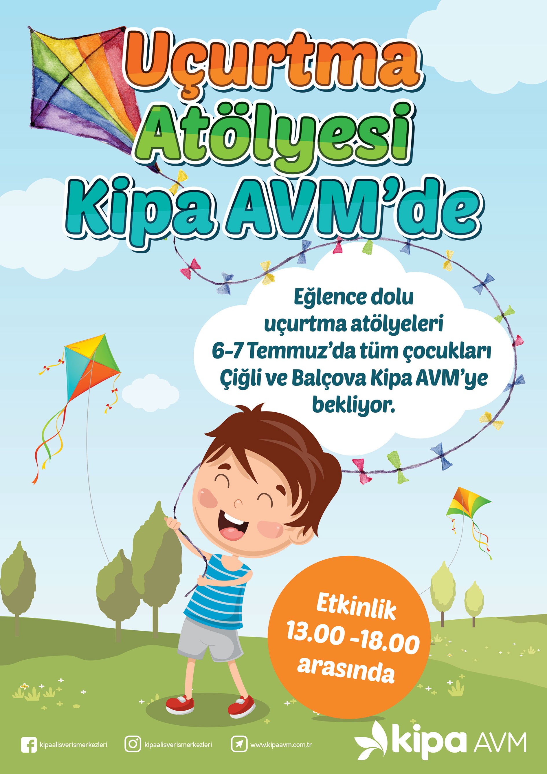 U&ccedil;urtma At&ouml;lyesi Kipa AVM&rsquo;de!