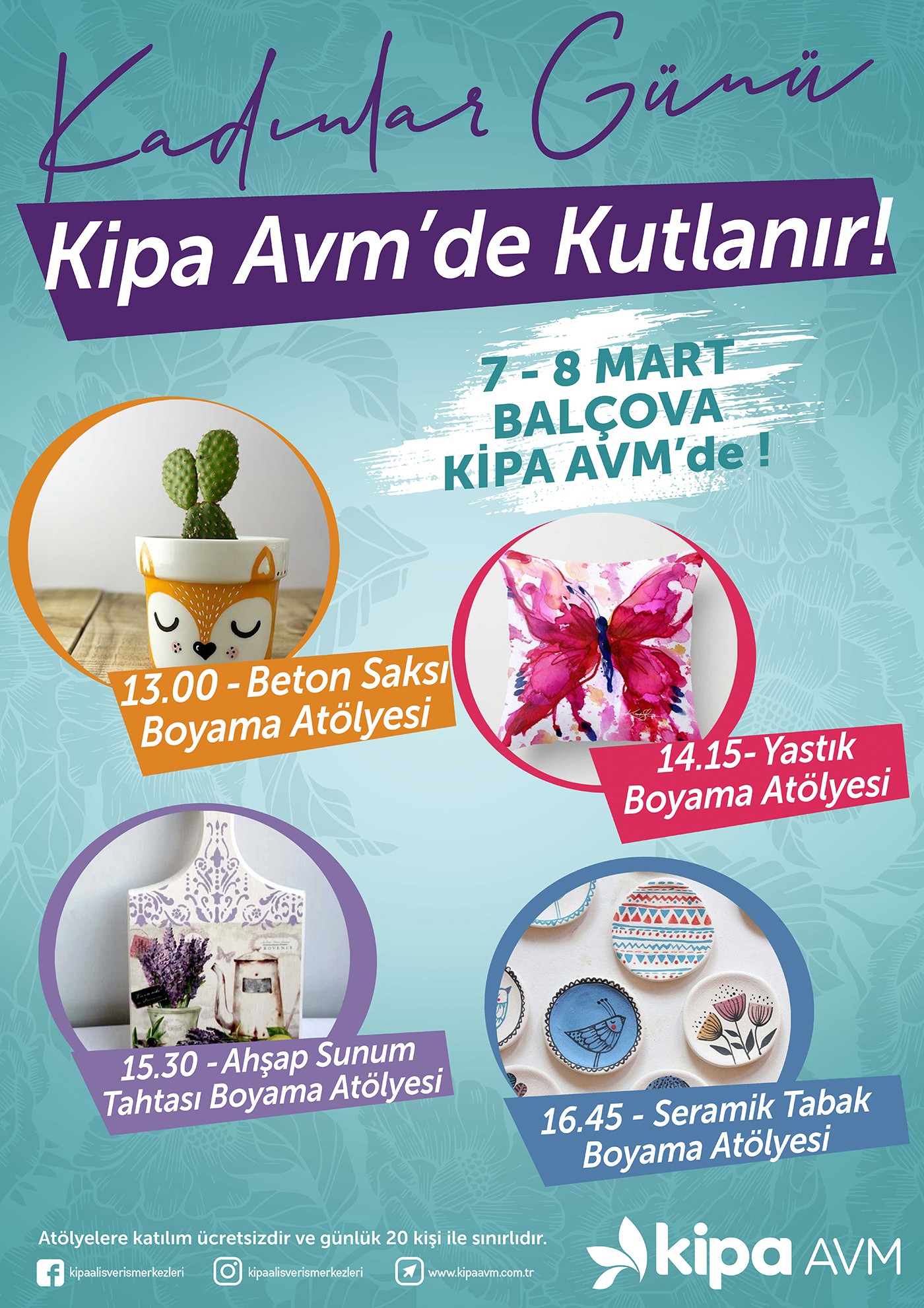 Kadınlar G&uuml;n&uuml; Kipa AVM'de Kutlanır!