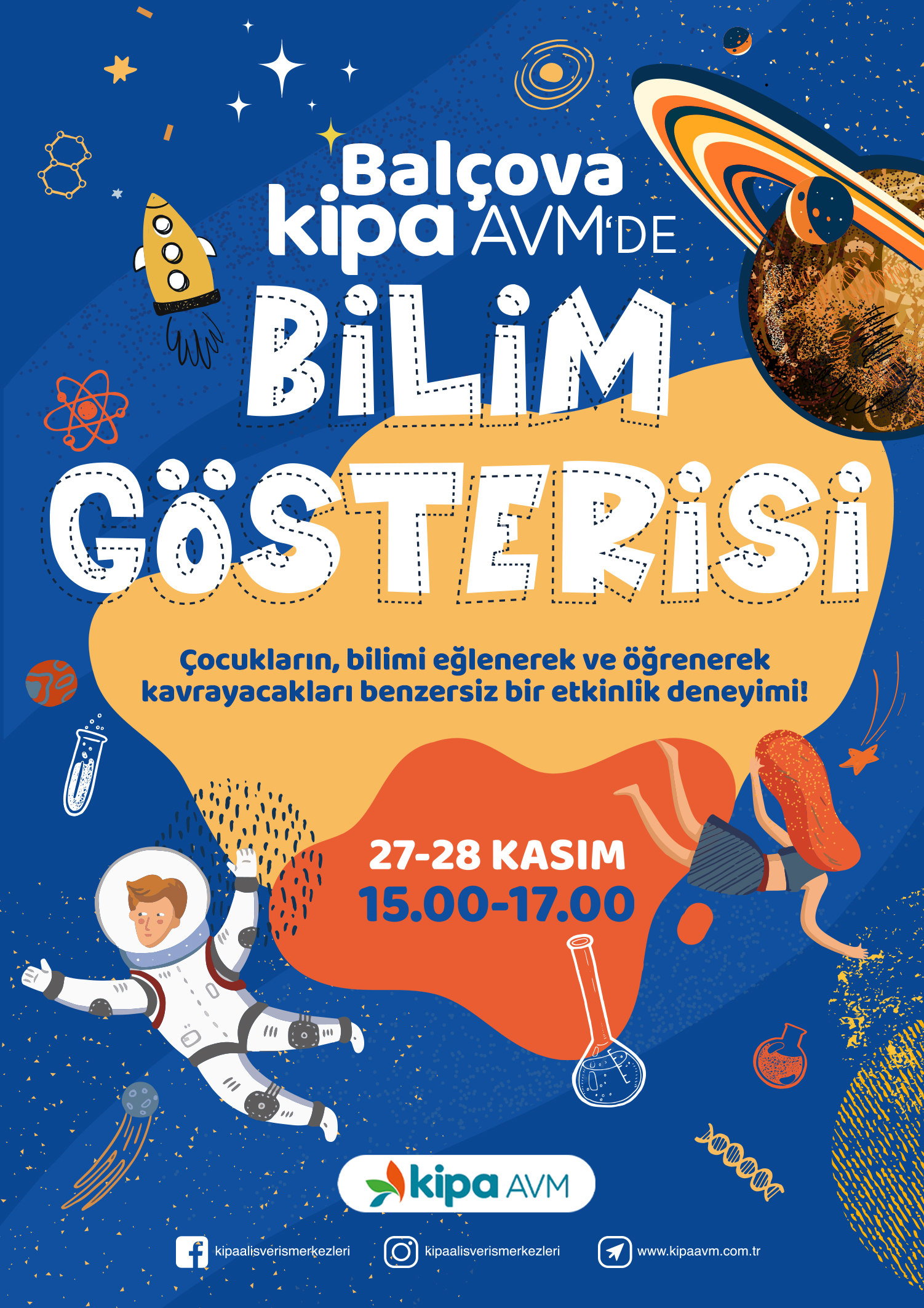 Bal&ccedil;ova Kipa AVM'de Bilim G&ouml;sterisi!
