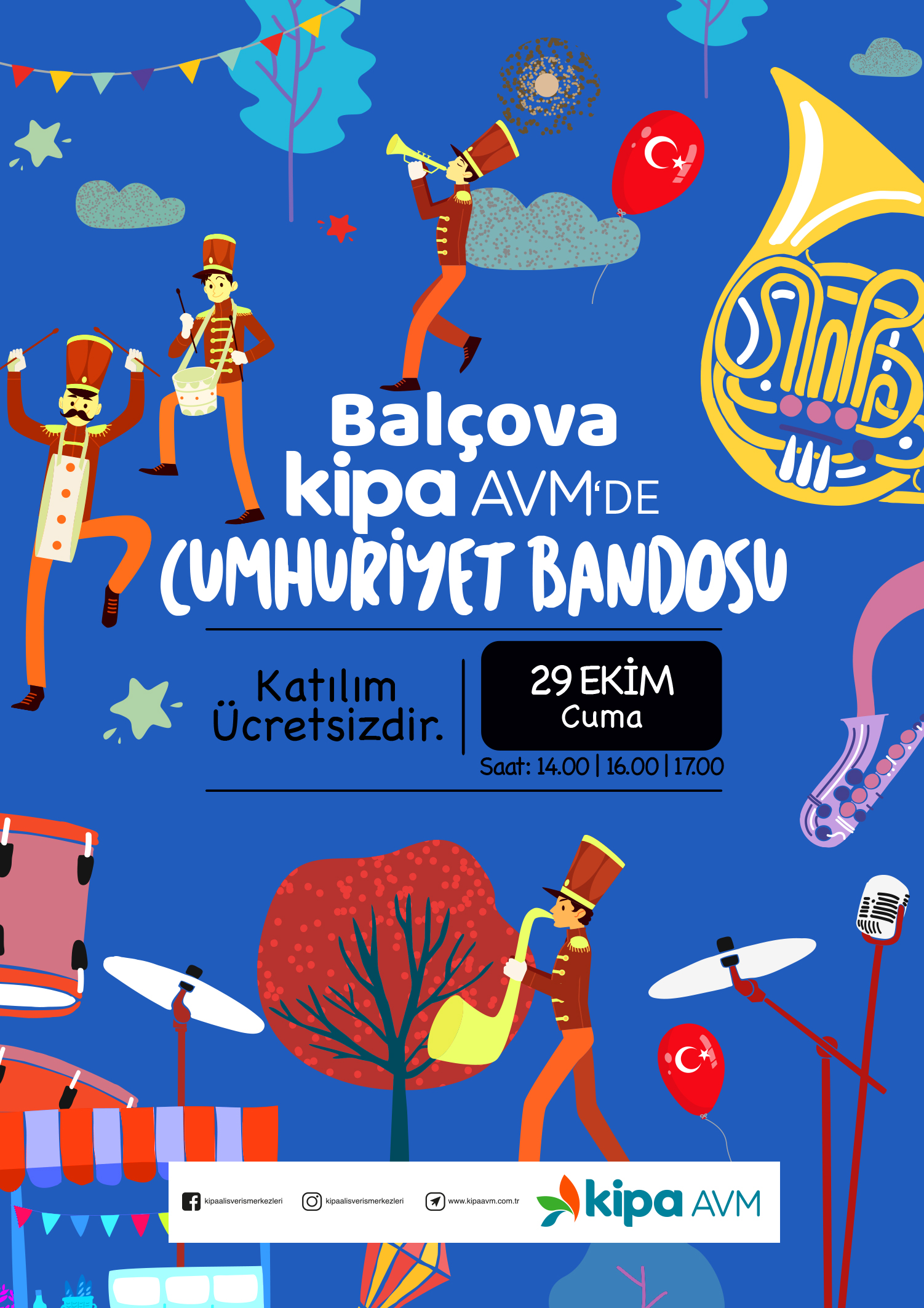 Bal&ccedil;ova Kipa AVM'de Cumhuriyet Bandosu!
