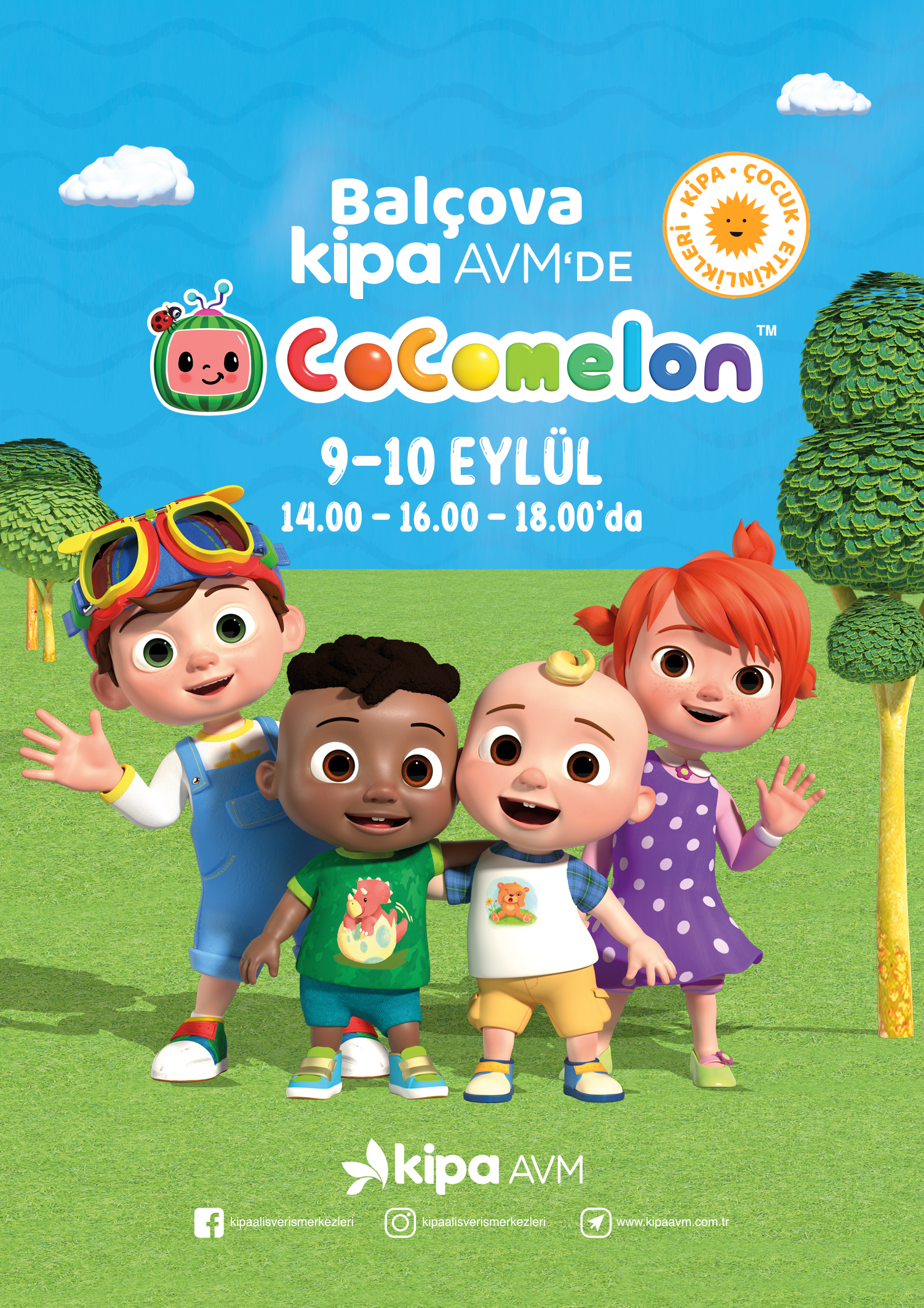 Bal&ccedil;ova Kipa AVM'de Cocomelon Etkinliği!