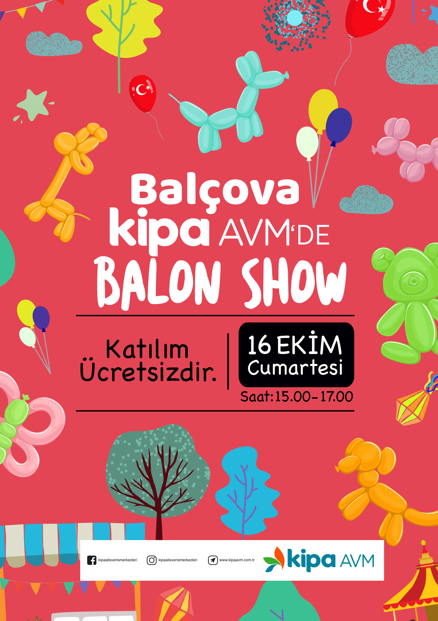 Bal&ccedil;ova Kipa AVM'de Balon Show!
