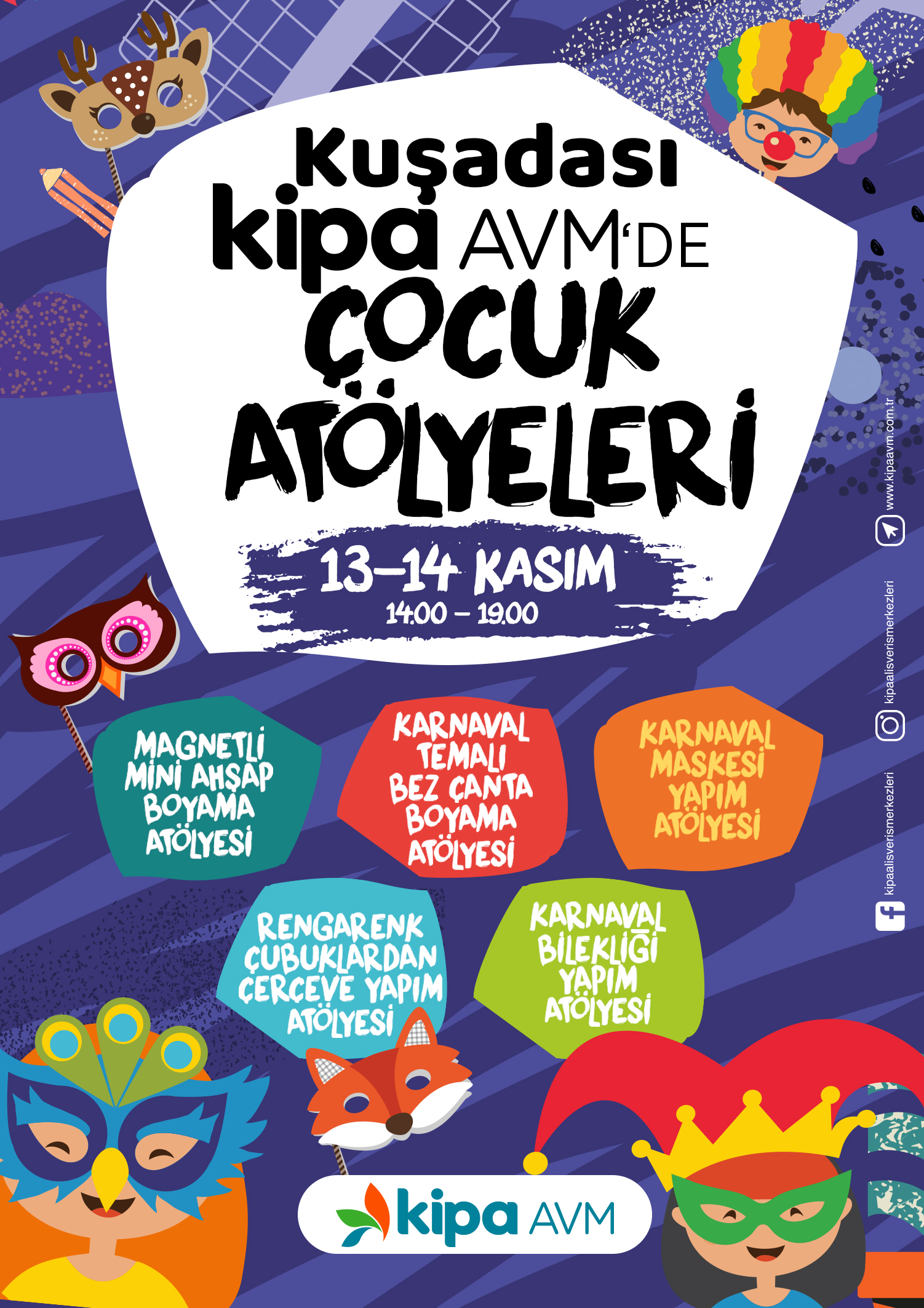 Kuşadası Kipa AVM'de &Ccedil;ocuk At&ouml;lyeleri!
