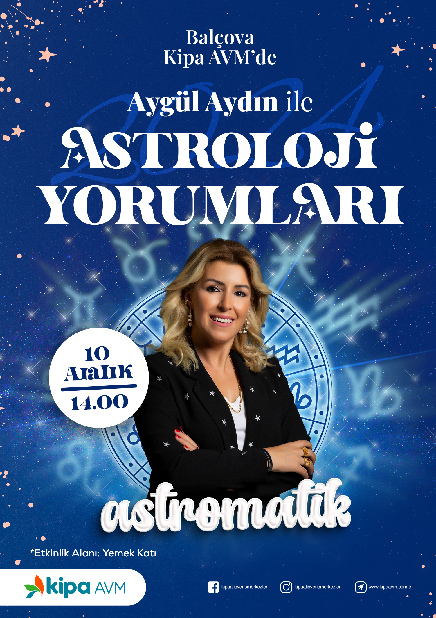 Bal&ccedil;ova Kipa AVM'de Ayg&uuml;l Aydın ile Astroloji Yorumları!