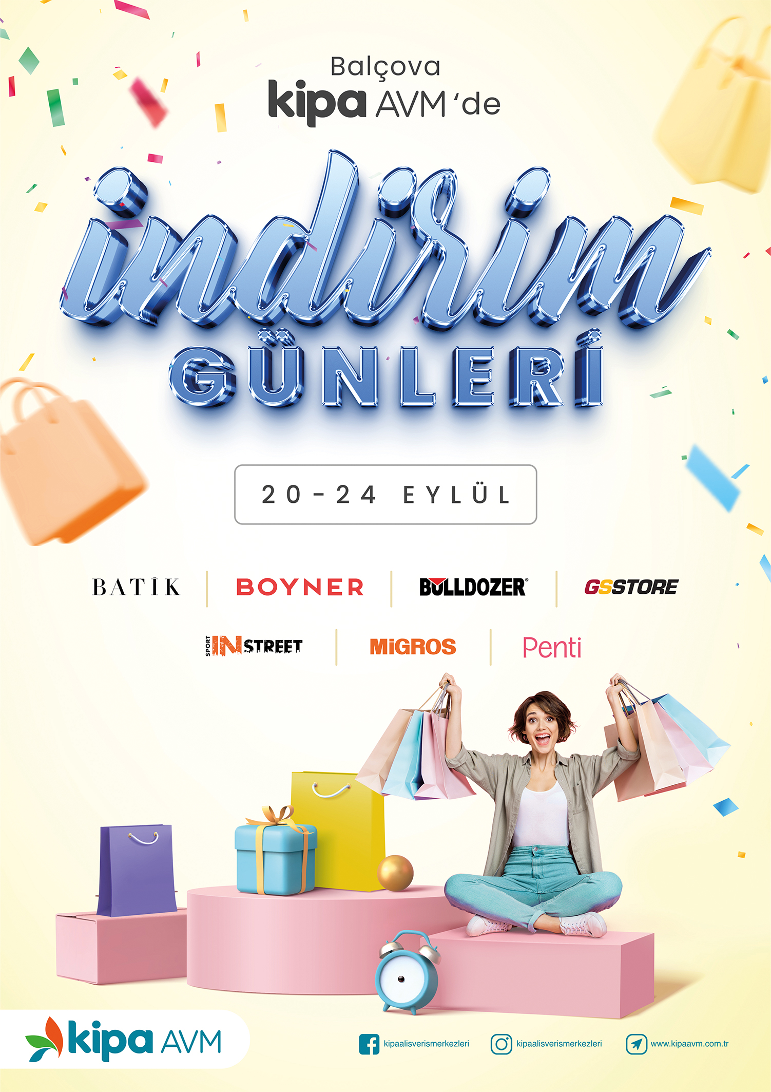 Bal&ccedil;ova Kipa AVM'de İndirim G&uuml;nleri!