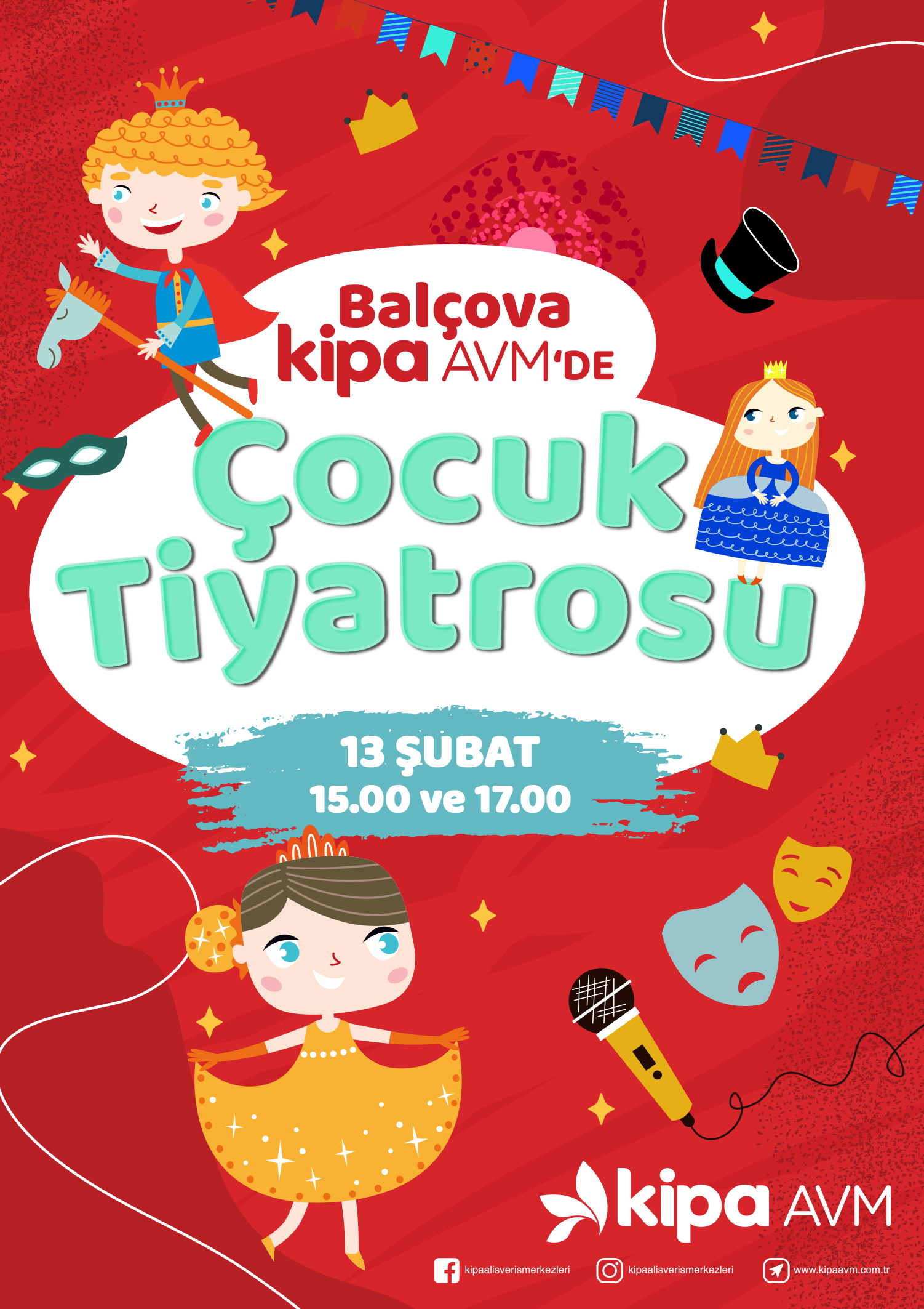 Bal&ccedil;ova Kipa AVM'de &Ccedil;ocuk Tiyatrosu!
