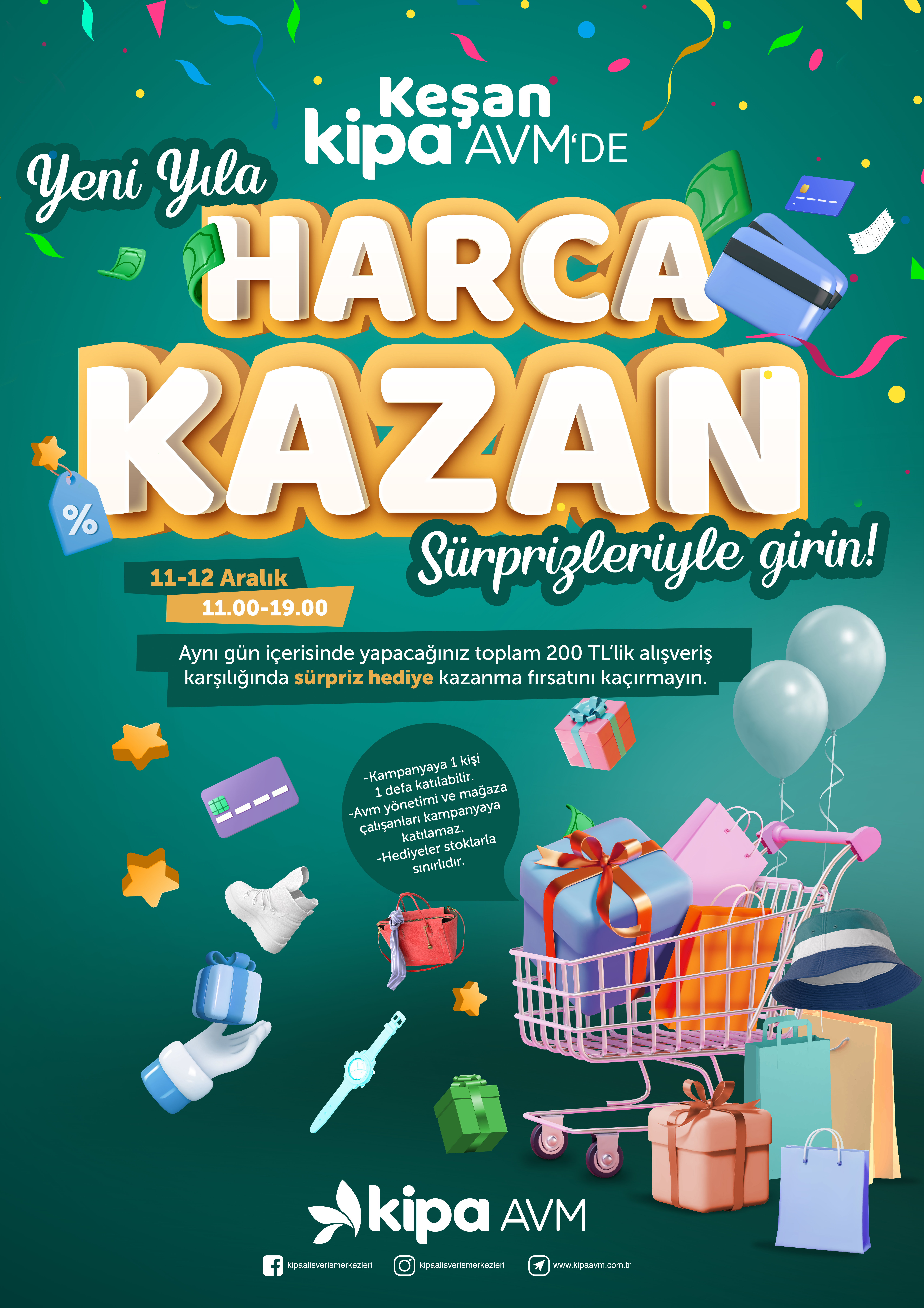 Keşan Kipa AVM'de Yeni Yıl Hediyeleri!
