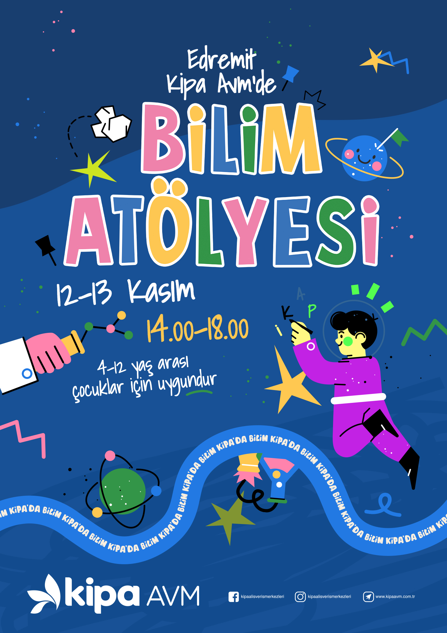 Edremit Kipa AVM'de Bilim At&ouml;lyesi Etkinliği!