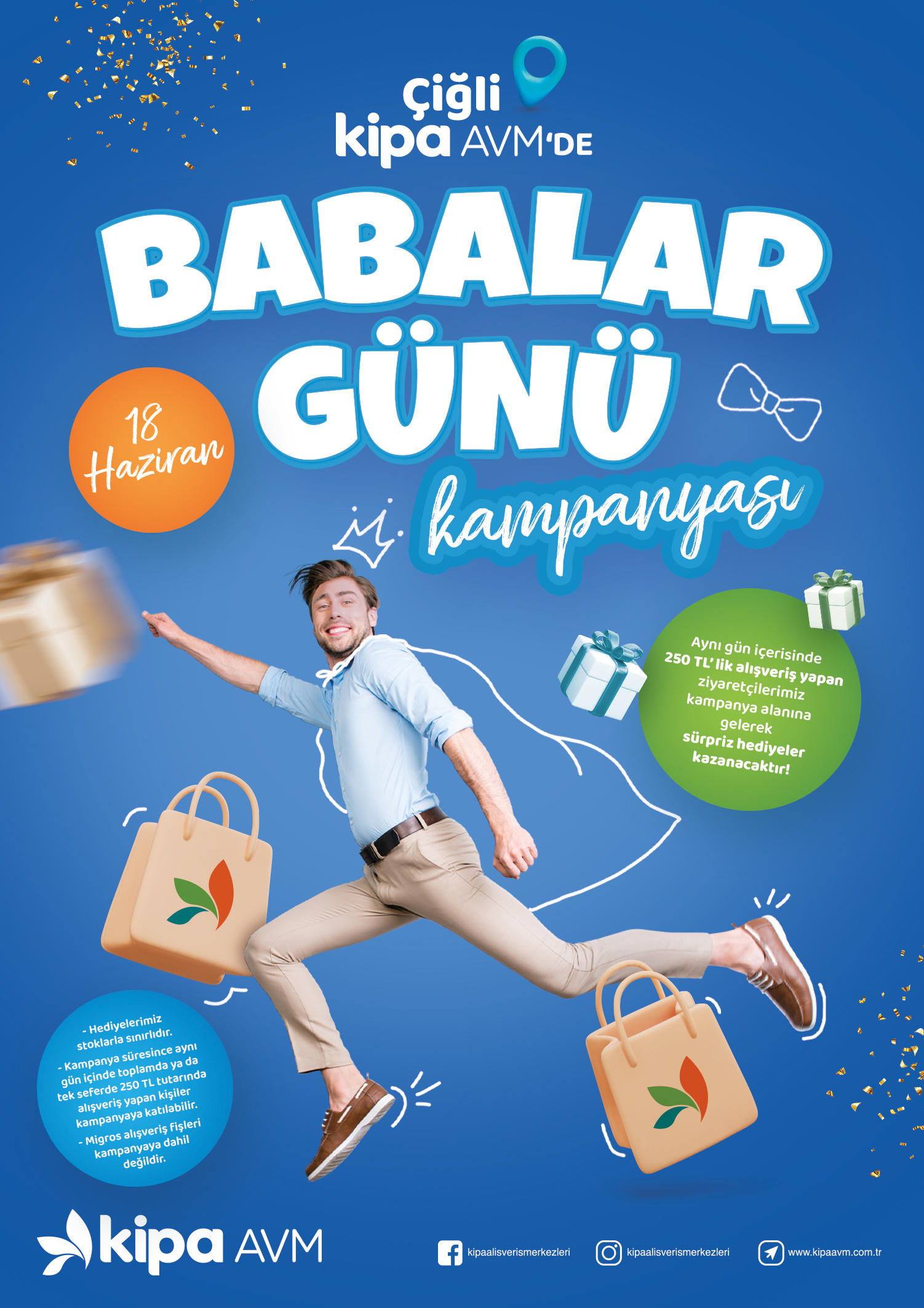 &Ccedil;iğli Kipa AVM'de Babalar G&uuml;n&uuml; Kampanyası!