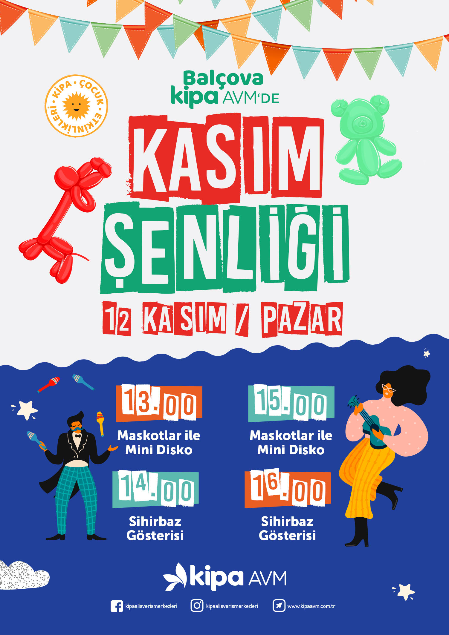 Bal&ccedil;ova Kipa AVM'de Kasım Şenliği!