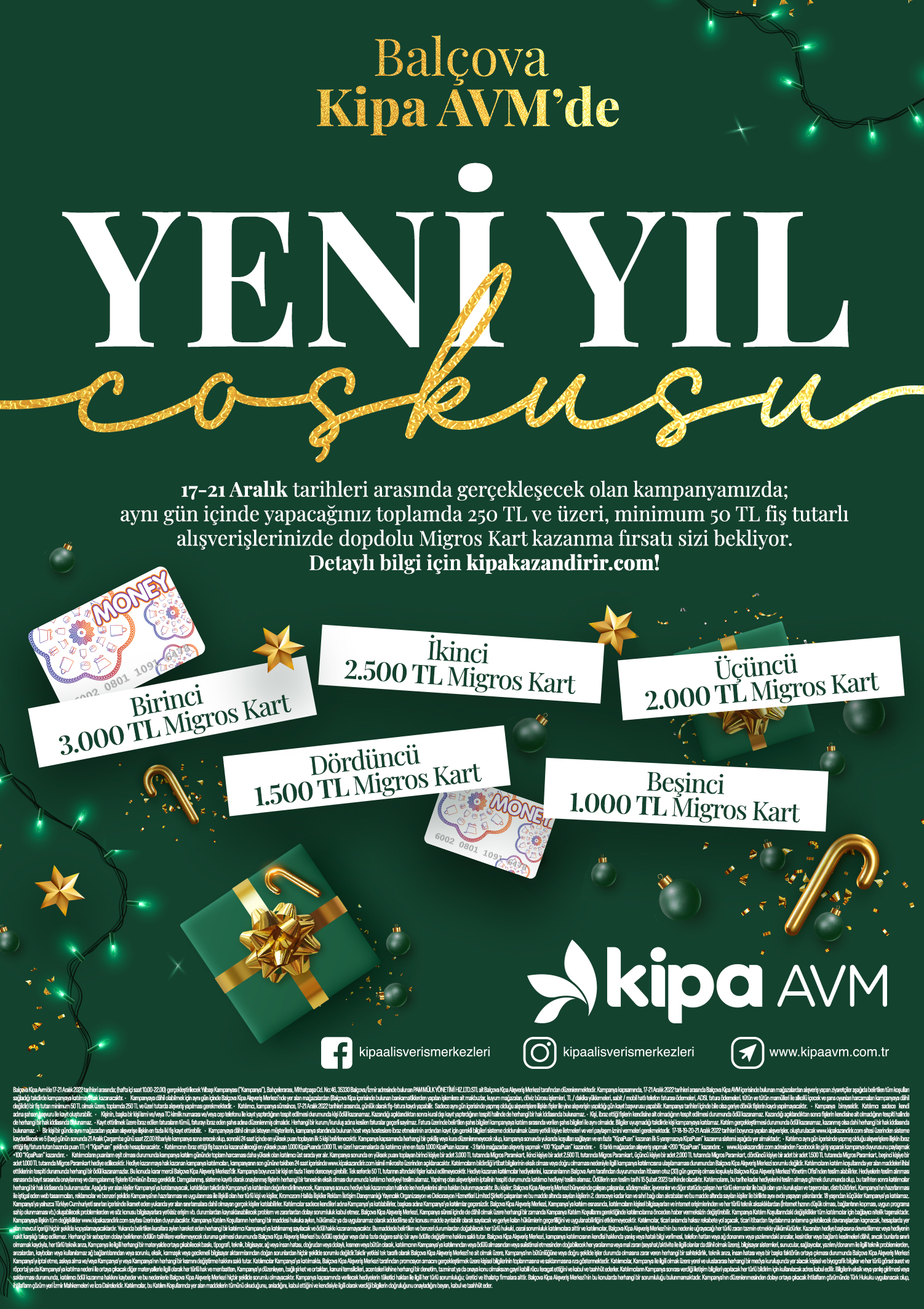 Bal&ccedil;ova Kipa AVM'de Yeni Yıl Coşkusu!