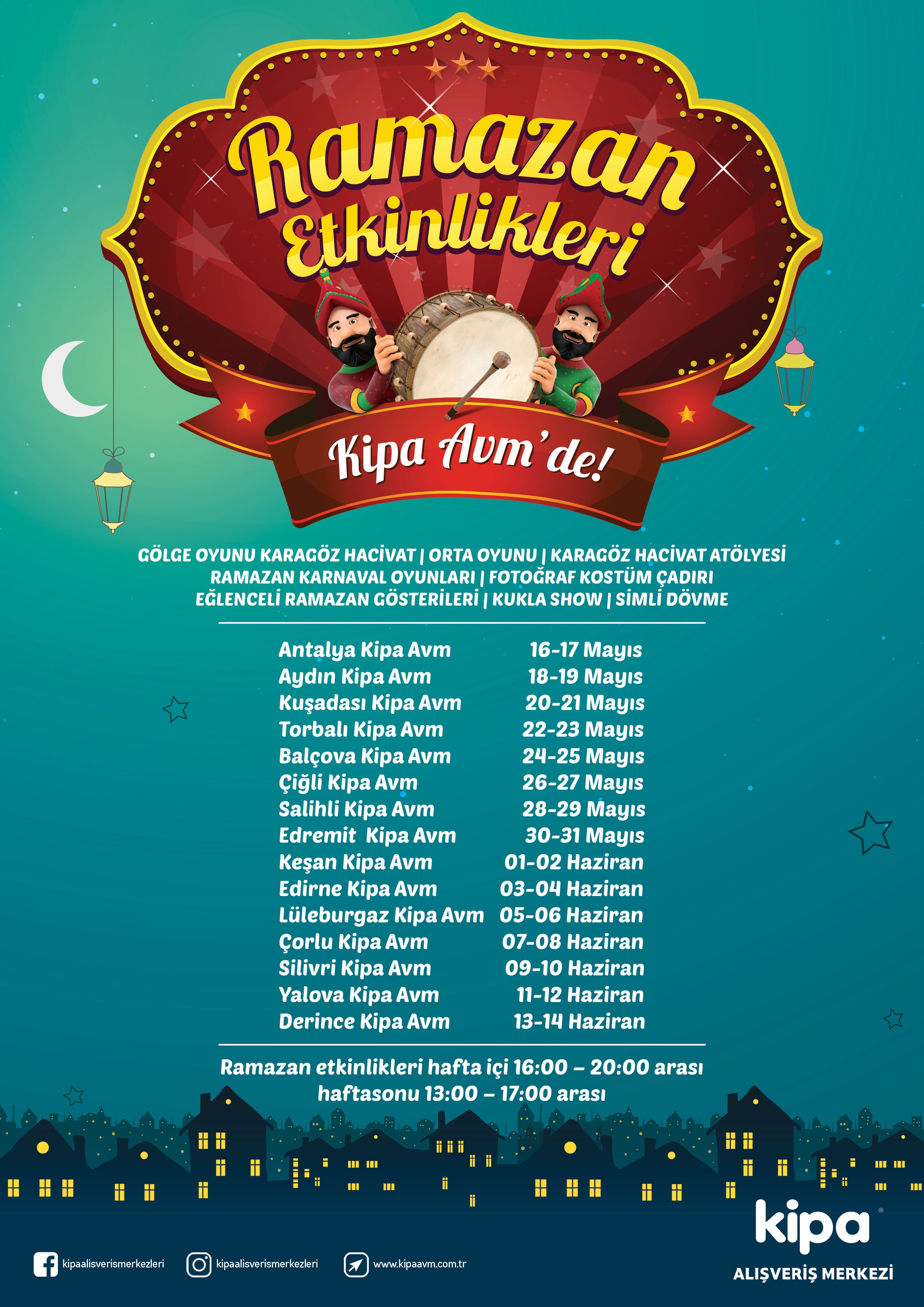 Ramazan Etkinlikleri Kipa Avm&rsquo;de