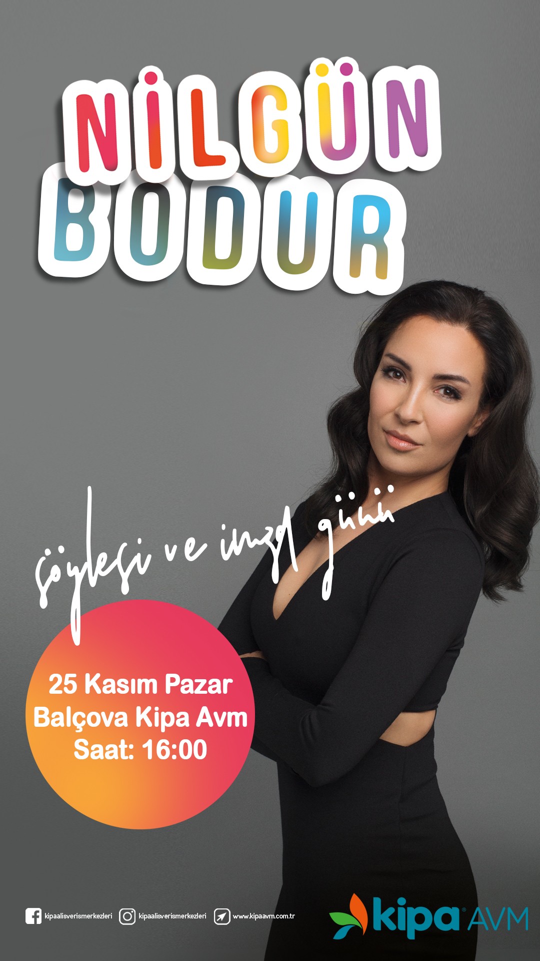 Nilg&uuml;n Bodur S&ouml;yleşi ve İmza G&uuml;n&uuml;