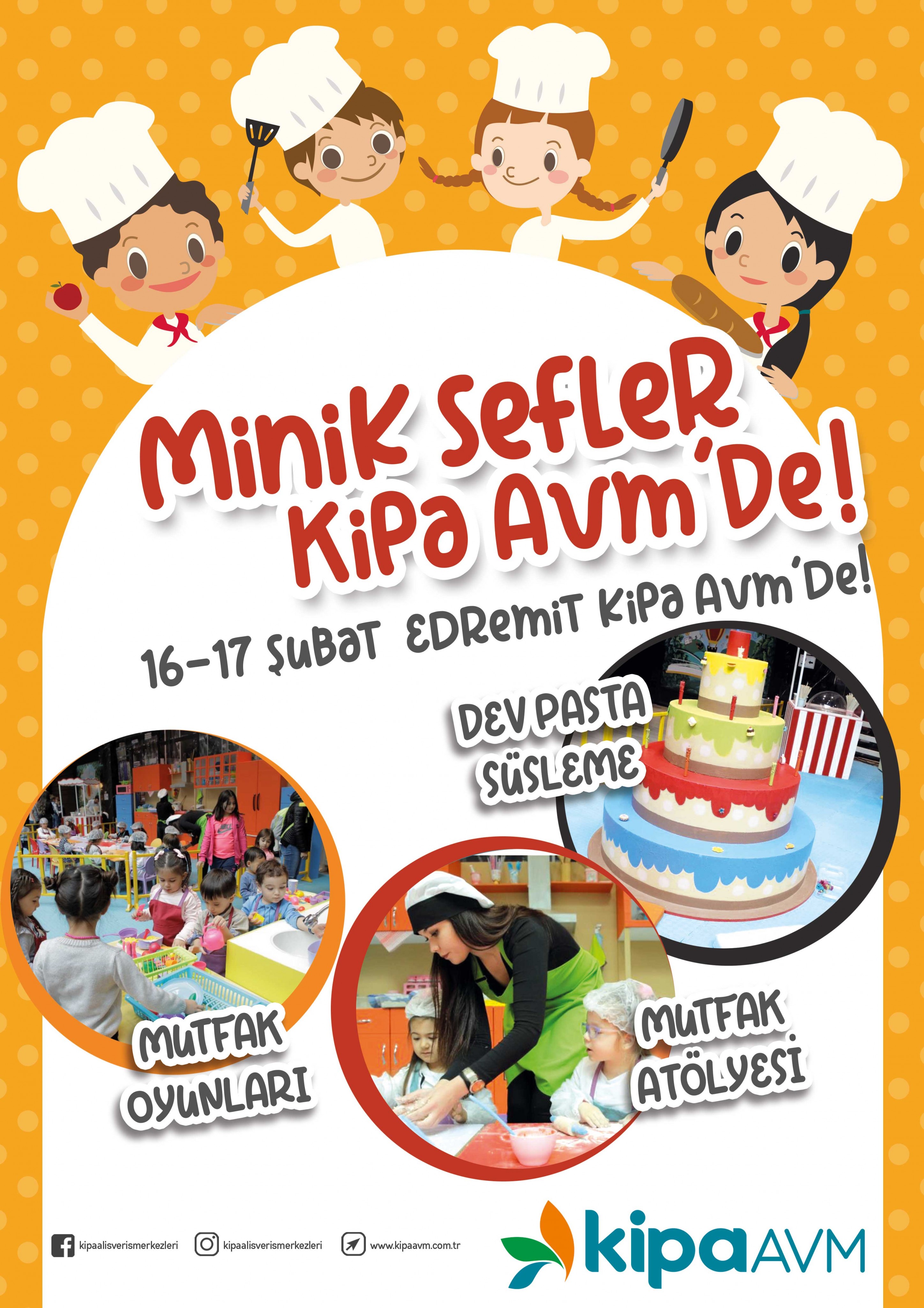 Minik Şefler Edremit Kipa AVM&rsquo;de!