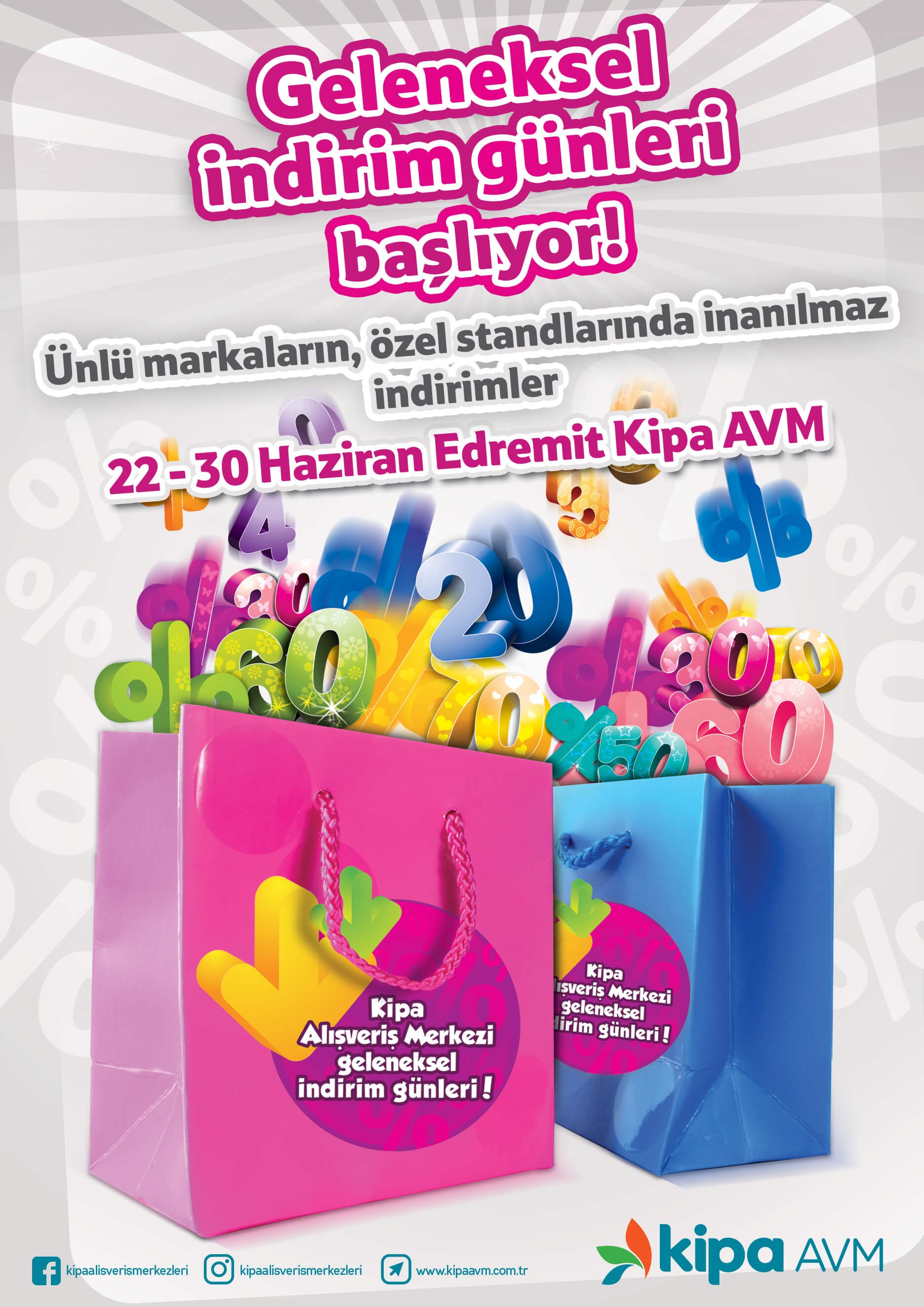 Edremit Kipa AVM&rsquo;de Geleneksel İndirim G&uuml;nleri Başlıyor!