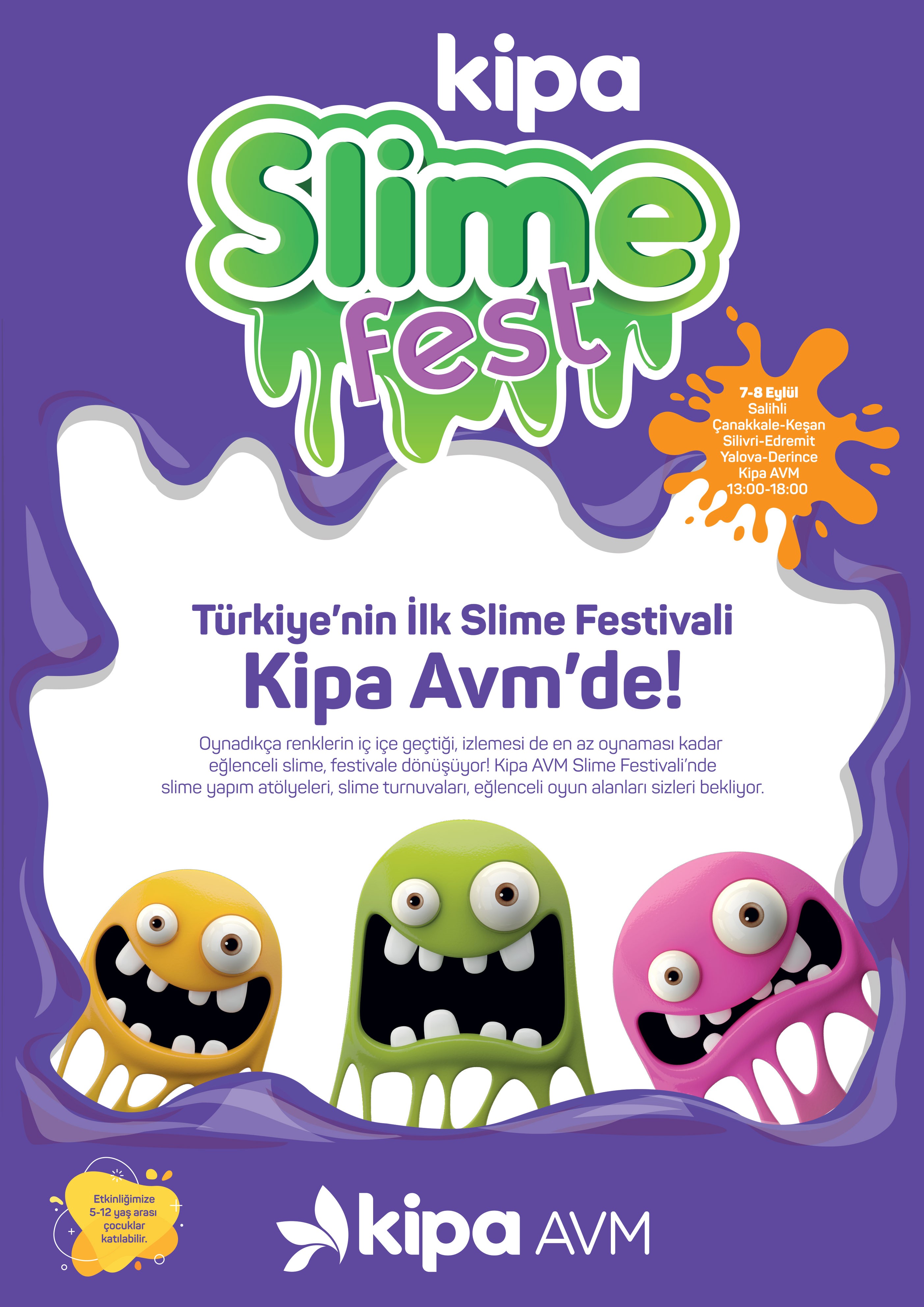 Slime Fest Kipa AVM&rsquo;de!