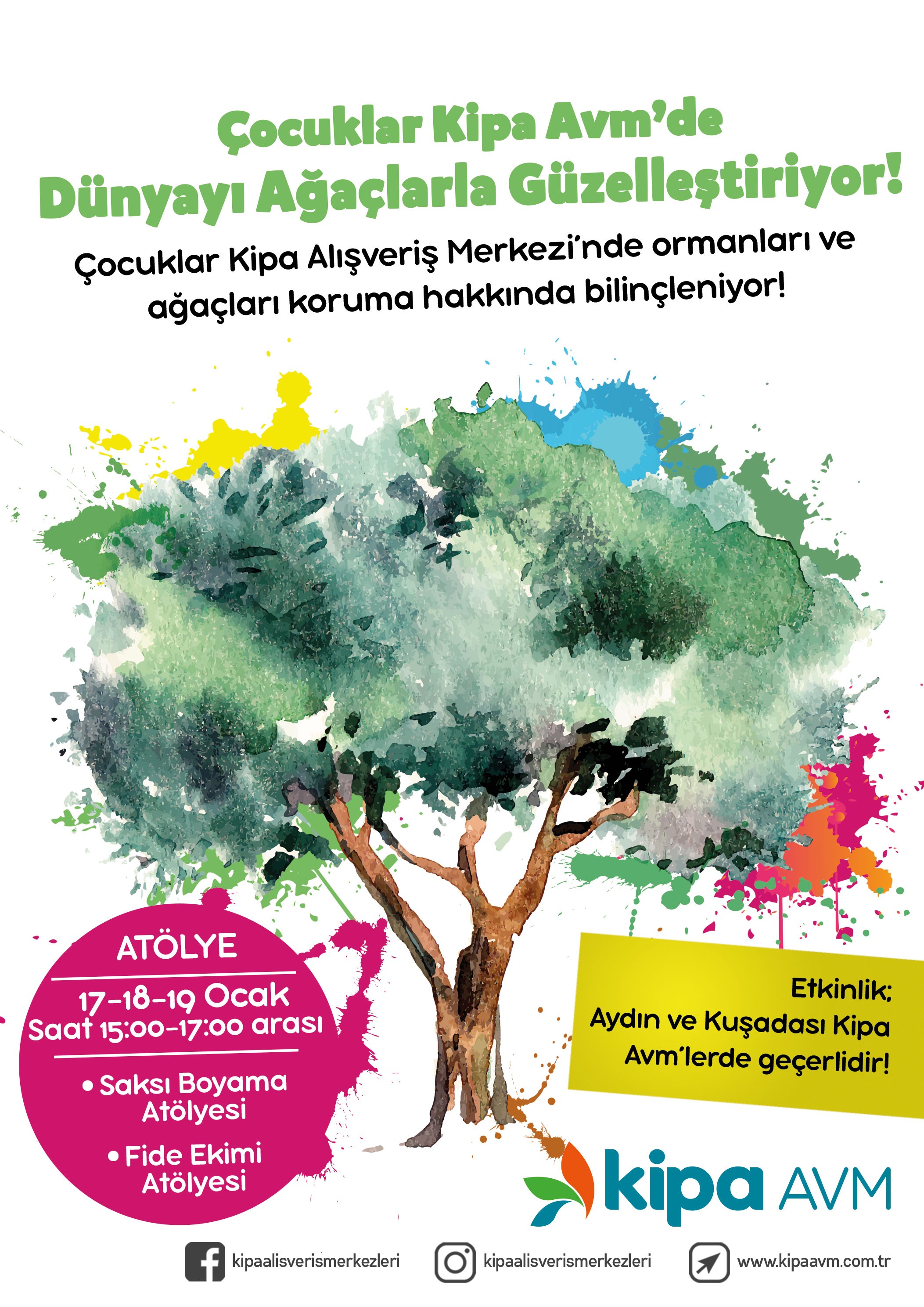 &Ccedil;ocuklar&nbsp;Kipa&nbsp;AVM&rsquo;de&nbsp;D&uuml;nyayı&nbsp;Ağa&ccedil;larla&nbsp;G&uuml;zelleştiriyor!