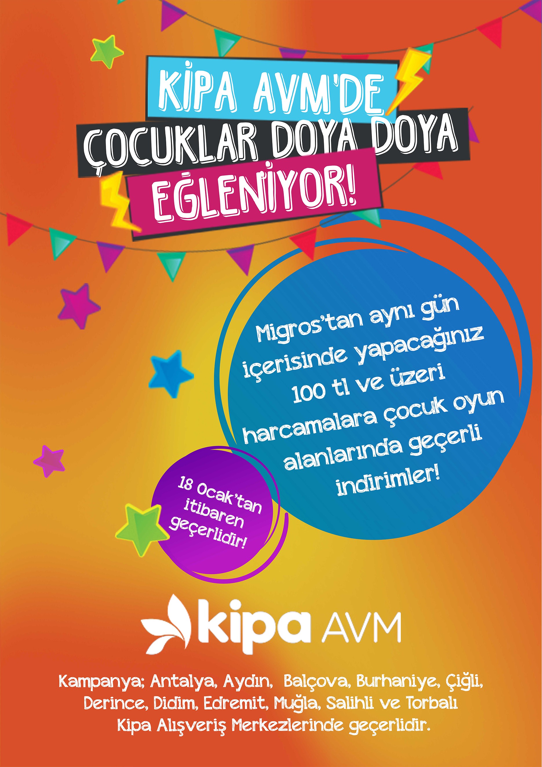 Kipa AVM&rsquo;de &Ccedil;ocuklar Doya Doya Eğleniyor!