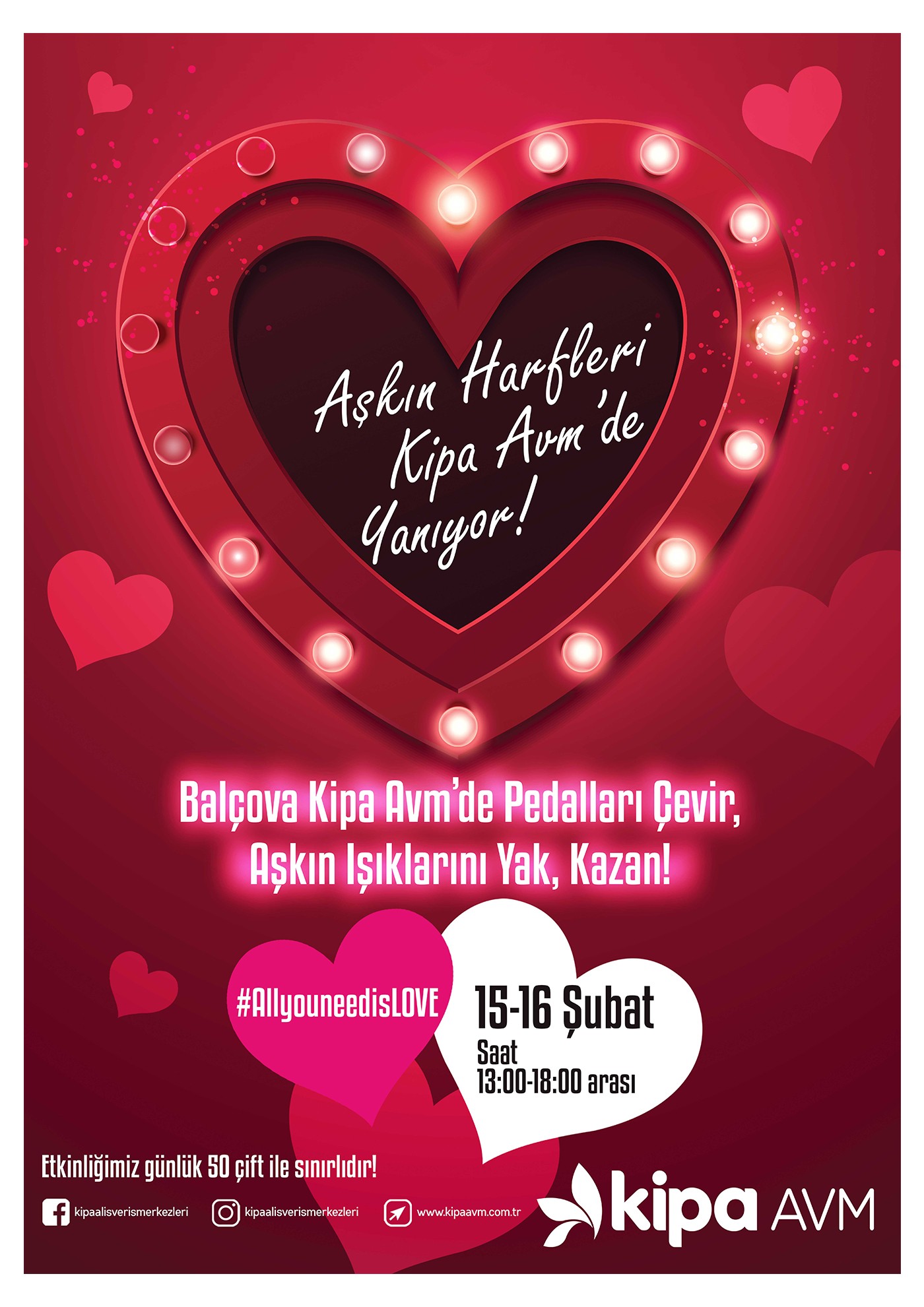 Aşkın Harfleri Bal&ccedil;ova Kipa AVM'de Yanıyor!