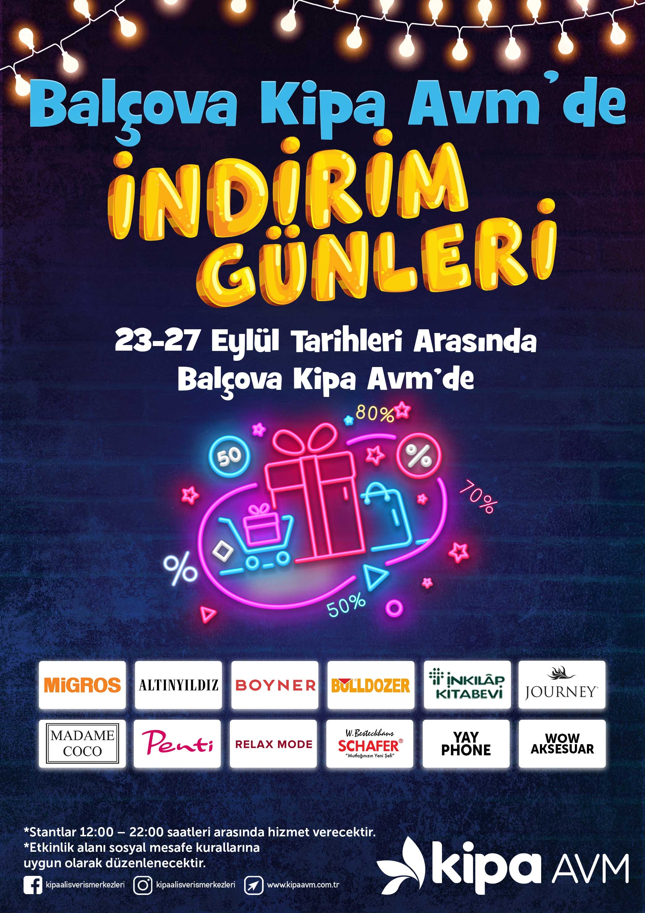 Bal&ccedil;ova Kipa AVM&rsquo;de İndirim G&uuml;nleri Başlıyor!