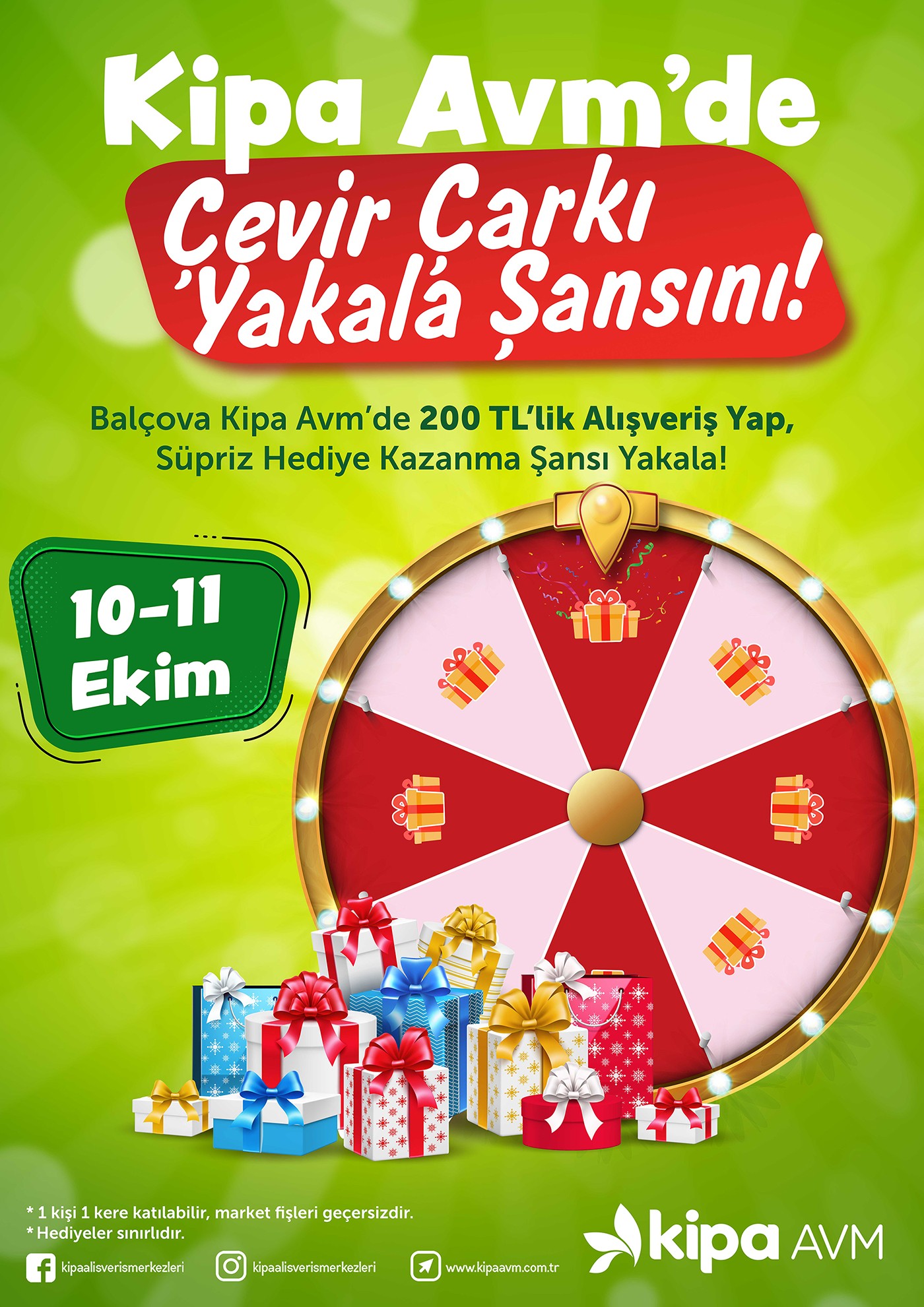 Kipa AVM&rsquo;de &Ccedil;evir &Ccedil;arkı Yakala Şansın!