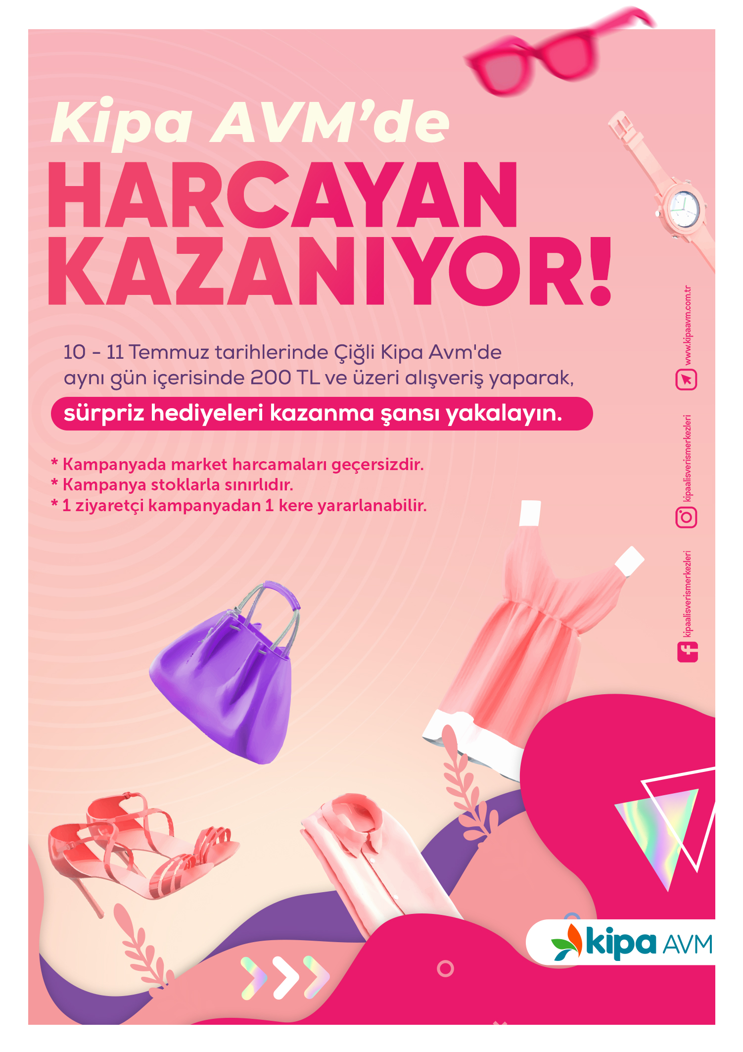 Kipa AVM&rsquo;de Harcayan Kazanıyor! 
