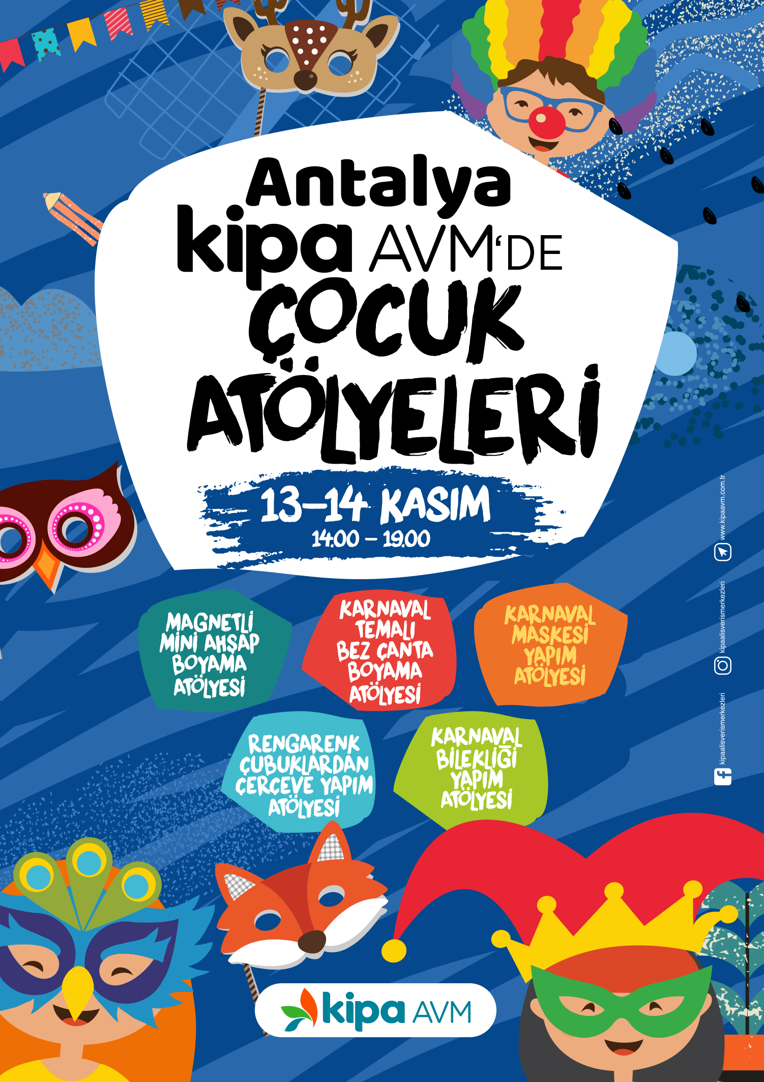 Antalya Kipa AVM'de &Ccedil;ocuk At&ouml;lyeleri!
