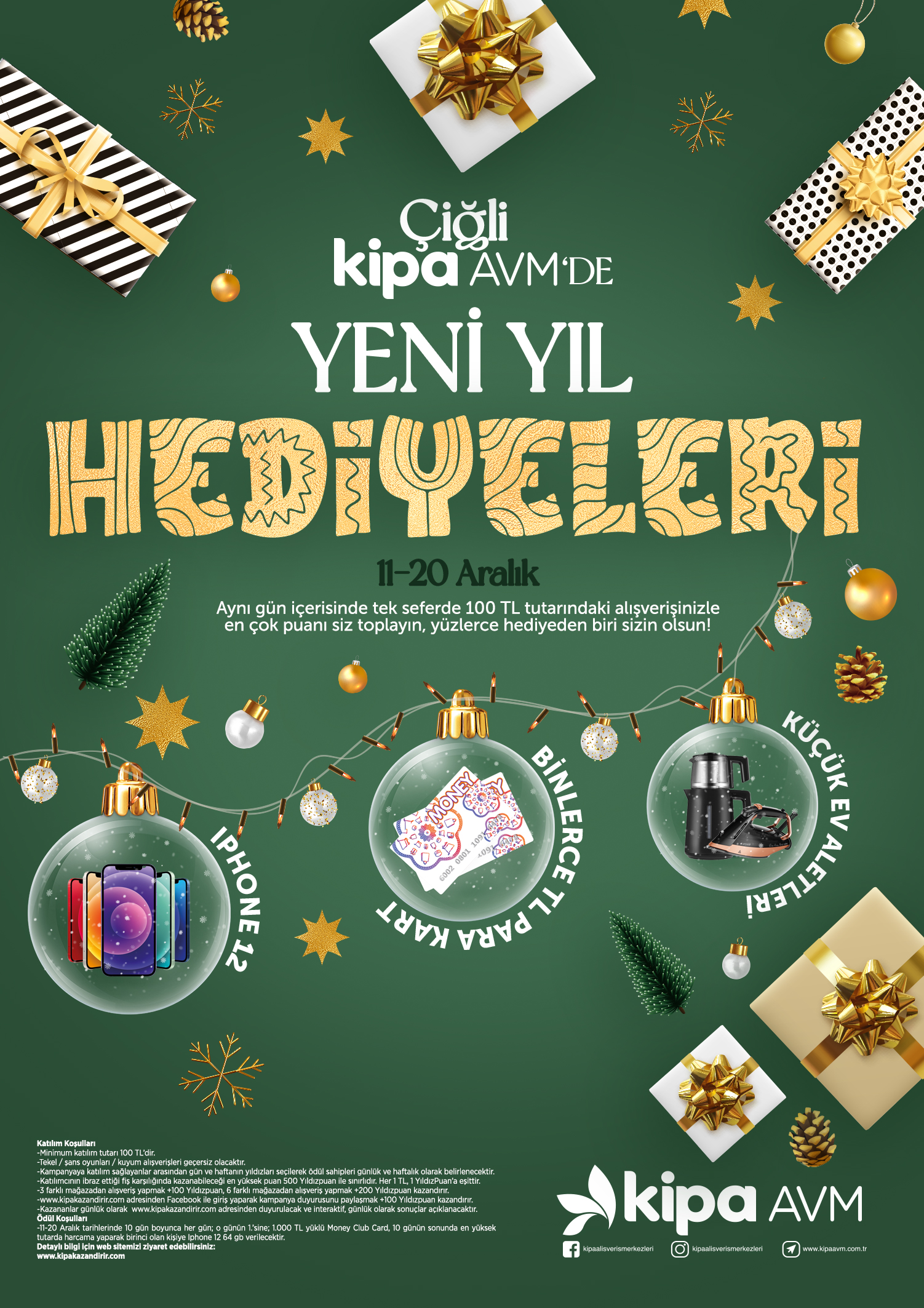 &Ccedil;iğli Kipa AVM'de Yeni Yıl Hediyeleri!
