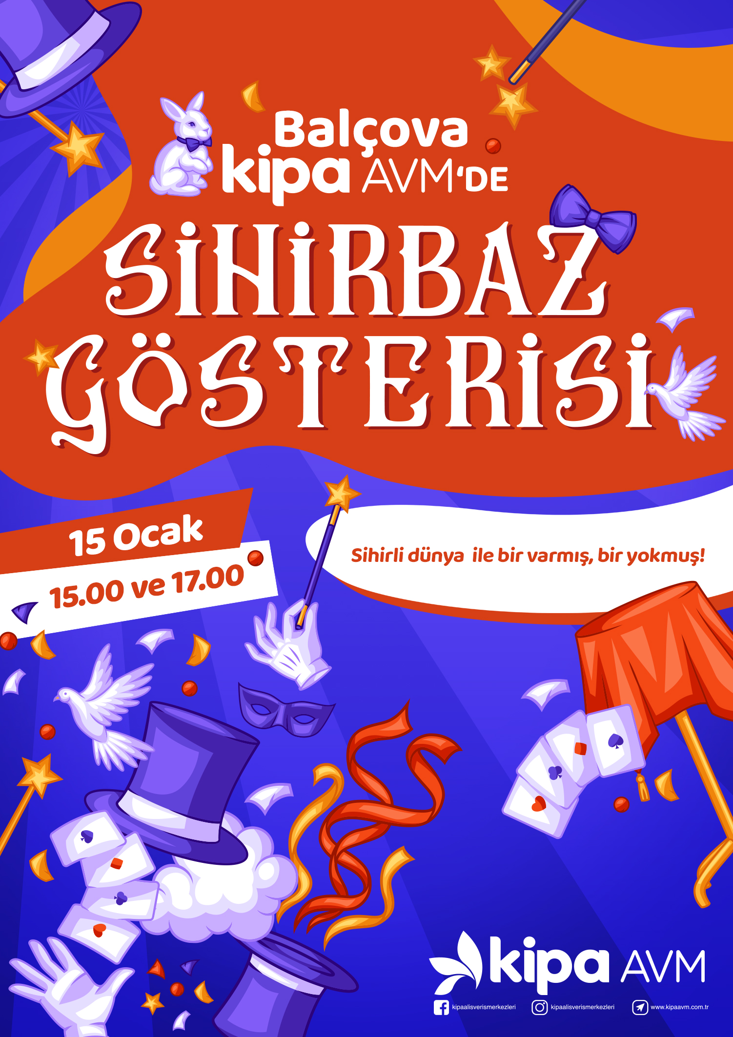 Bal&ccedil;ova Kipa AVM'de Sihirbaz G&ouml;sterisi!
