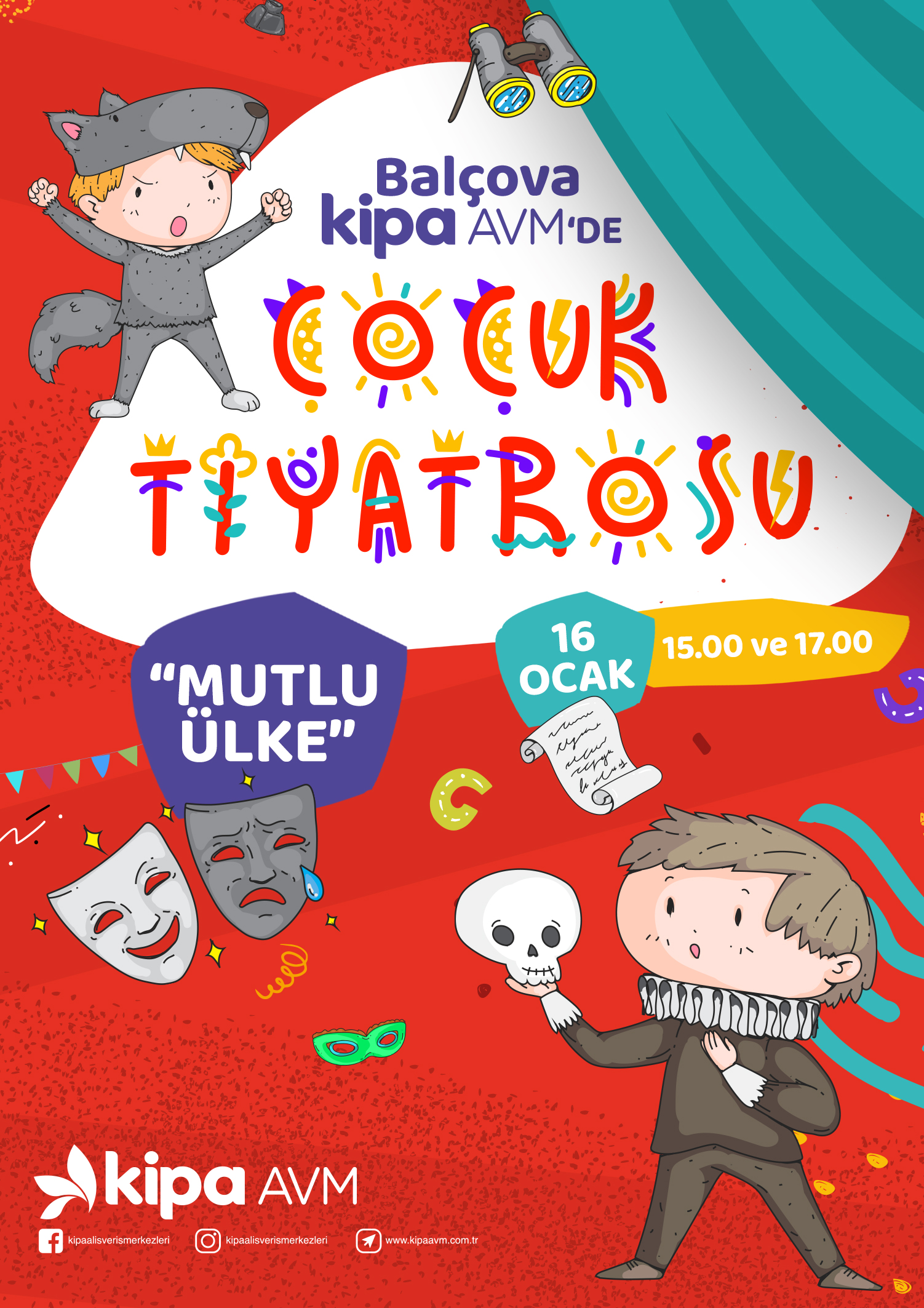 Bal&ccedil;ova Kipa AVM'de &Ccedil;ocuk Tiyatrosu!
