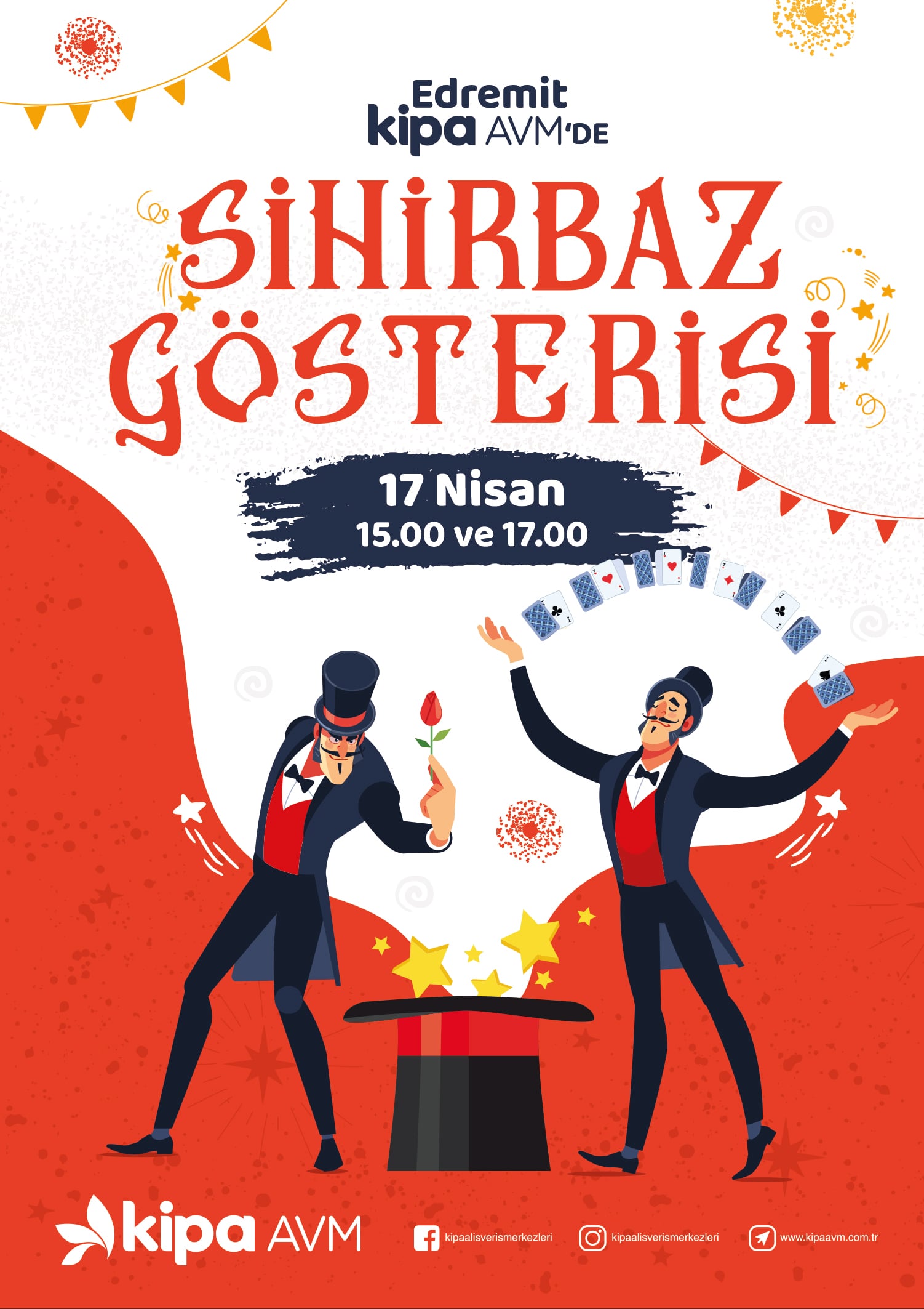 Sihirbaz G&ouml;sterisi Edremit Kipa AVM'de!