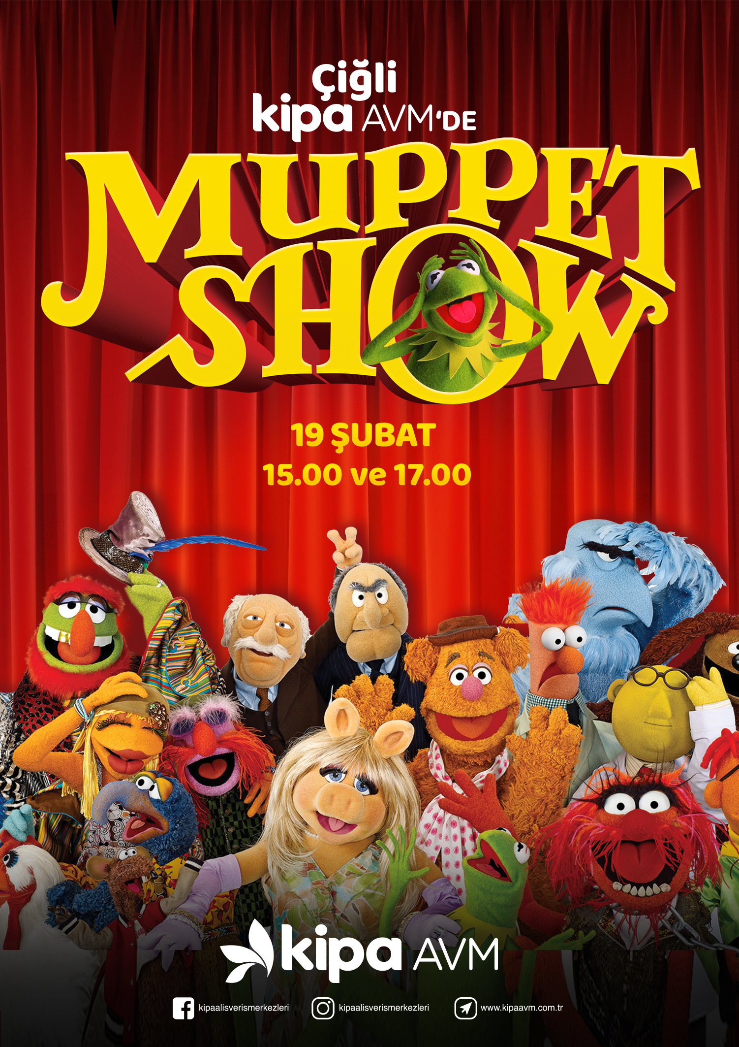 &Ccedil;iğli Kipa AVM'de Muppet Show!
