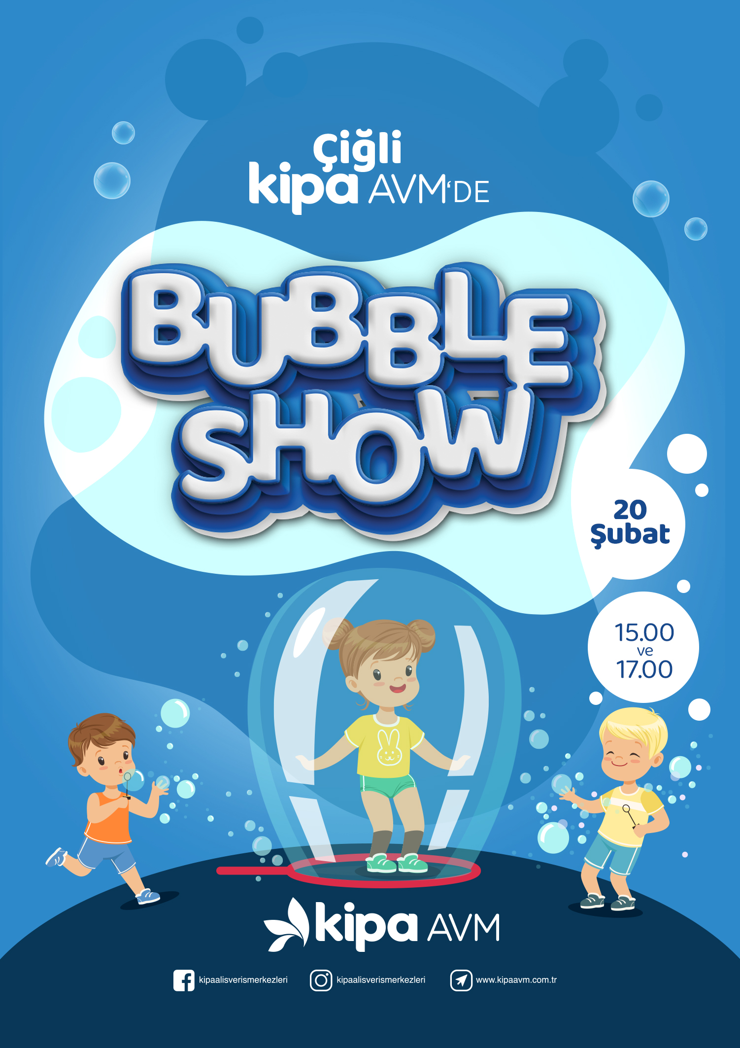 &Ccedil;iğli Kipa AVM'de Bubble Show!
