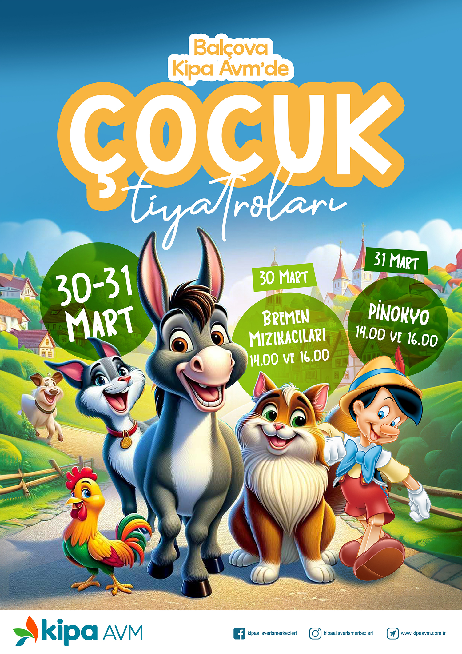 Bal&ccedil;ova Kipa AVM'de &Ccedil;ocuk Tiyatroları!