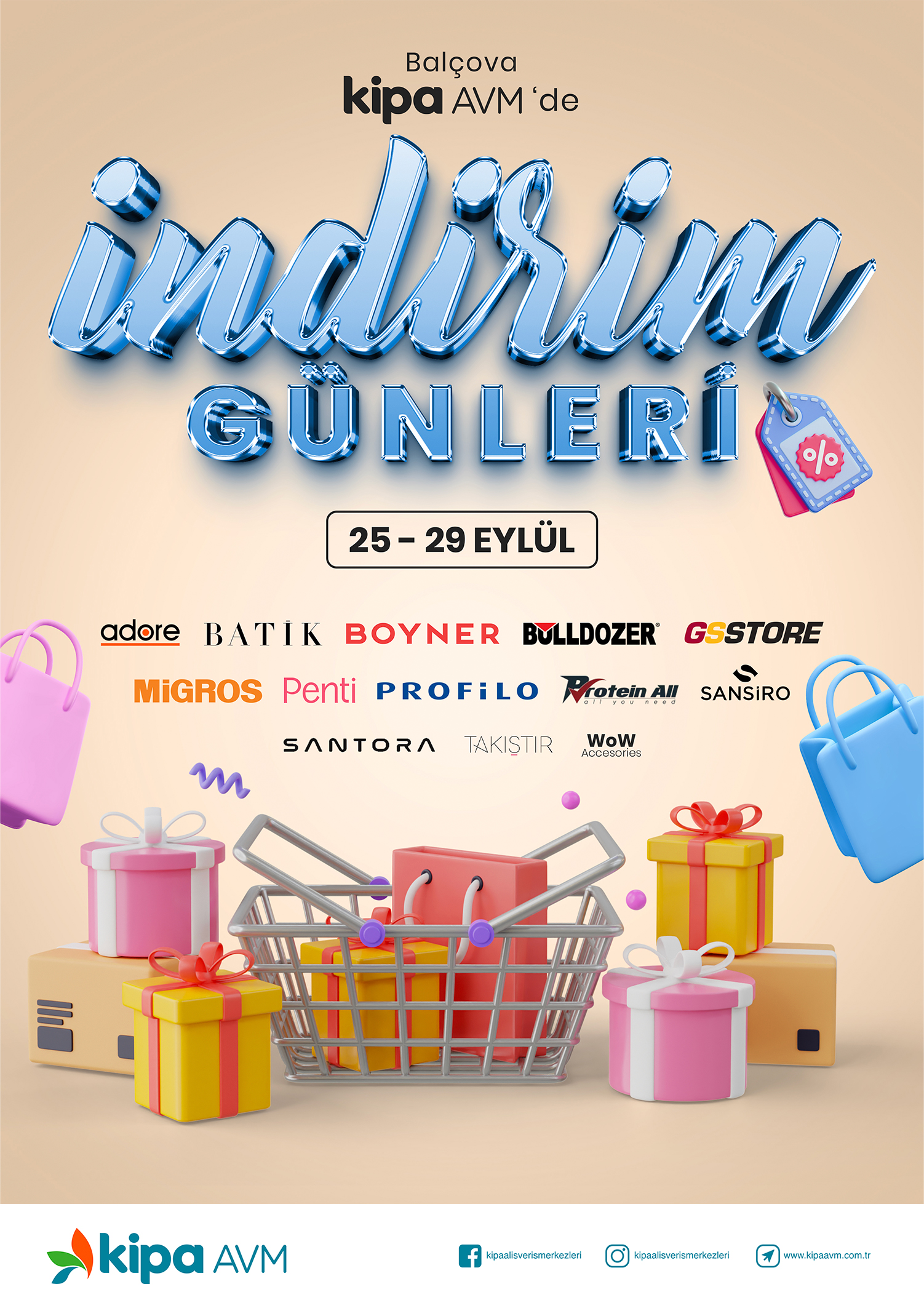 Bal&ccedil;ova Kipa AVM'de İndirim G&uuml;nleri!