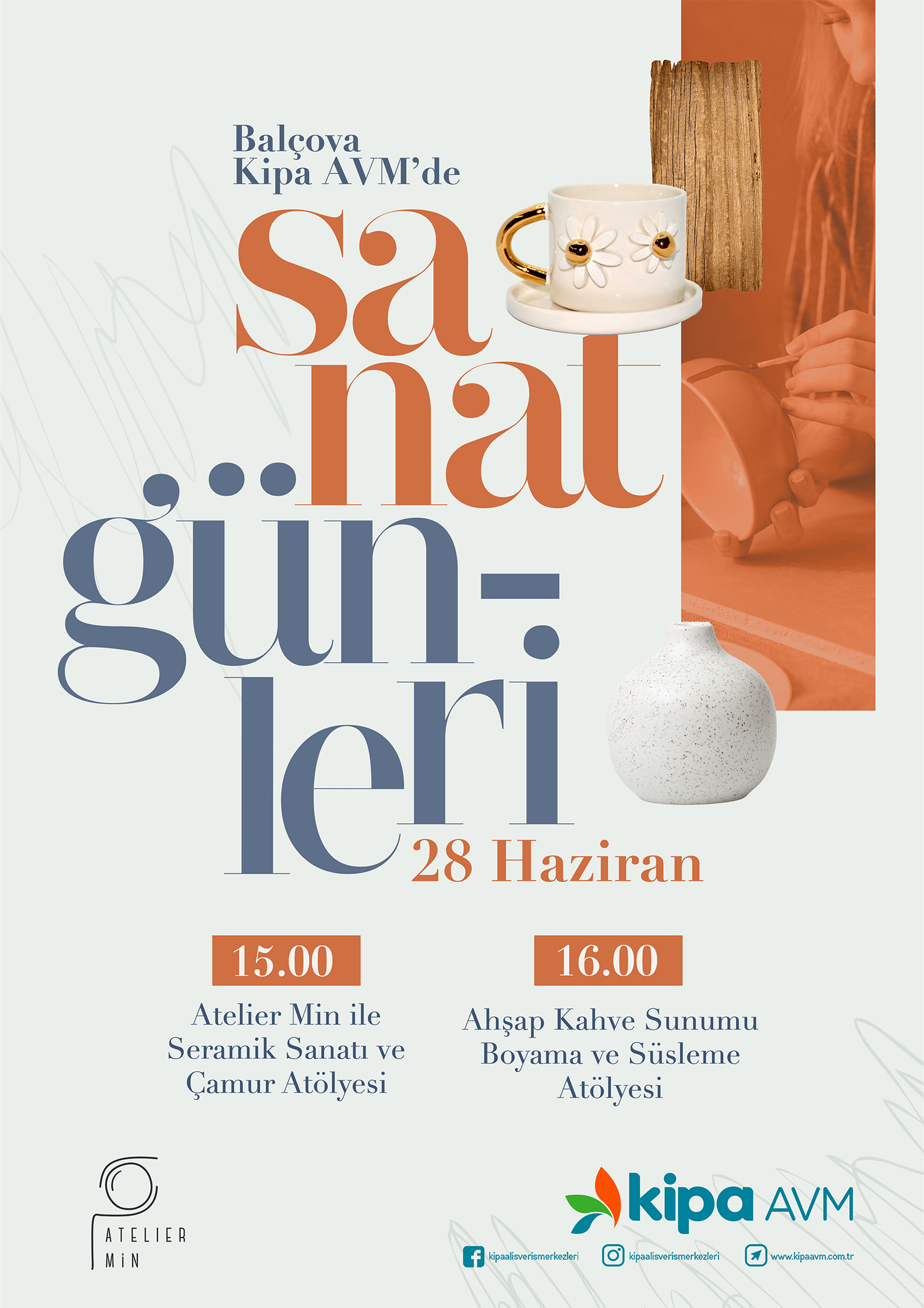 Bal&ccedil;ova Kipa AVM'de Sanat G&uuml;nleri!