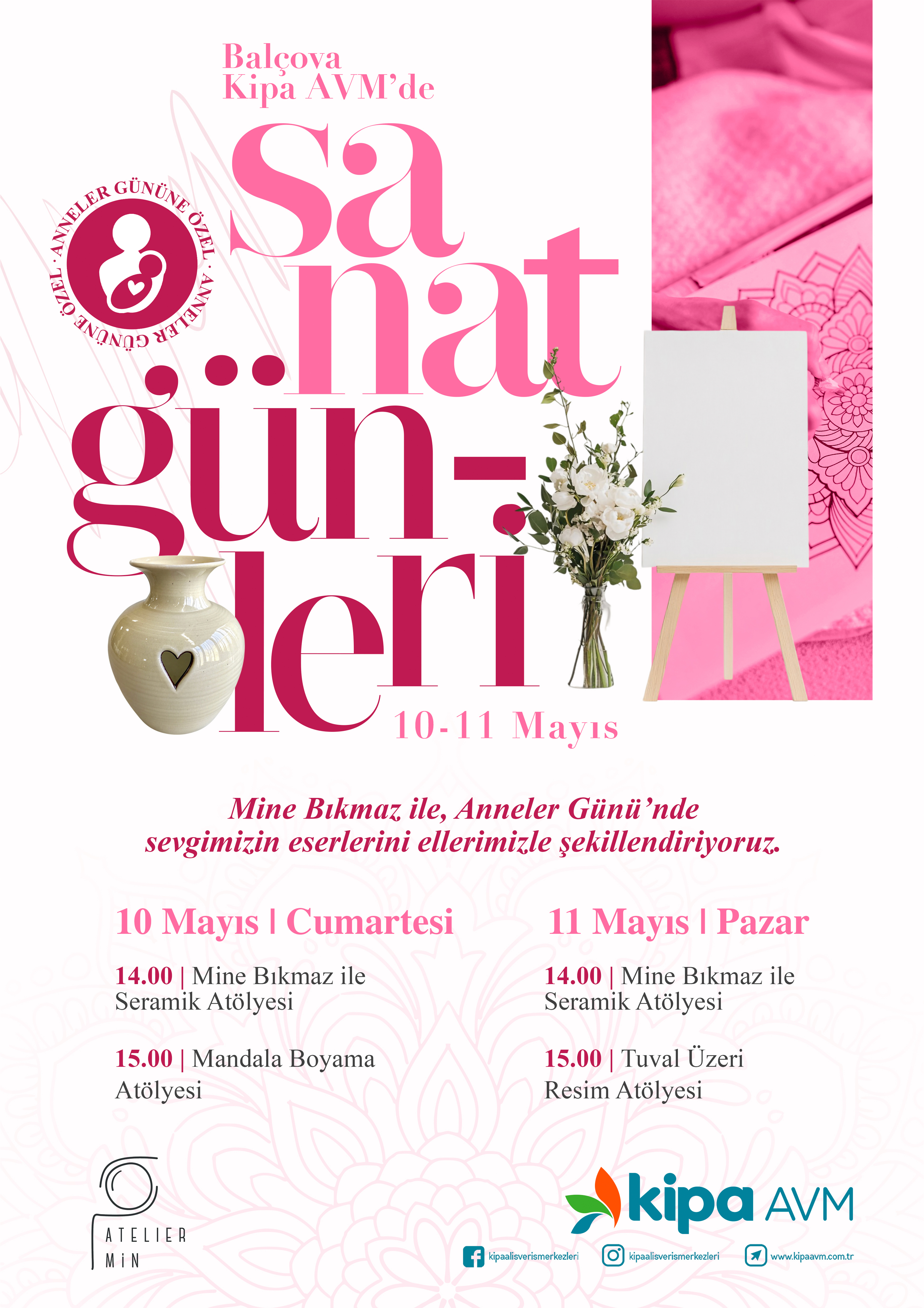 Bal&ccedil;ova Kipa AVM'de Sanat G&uuml;nleri!