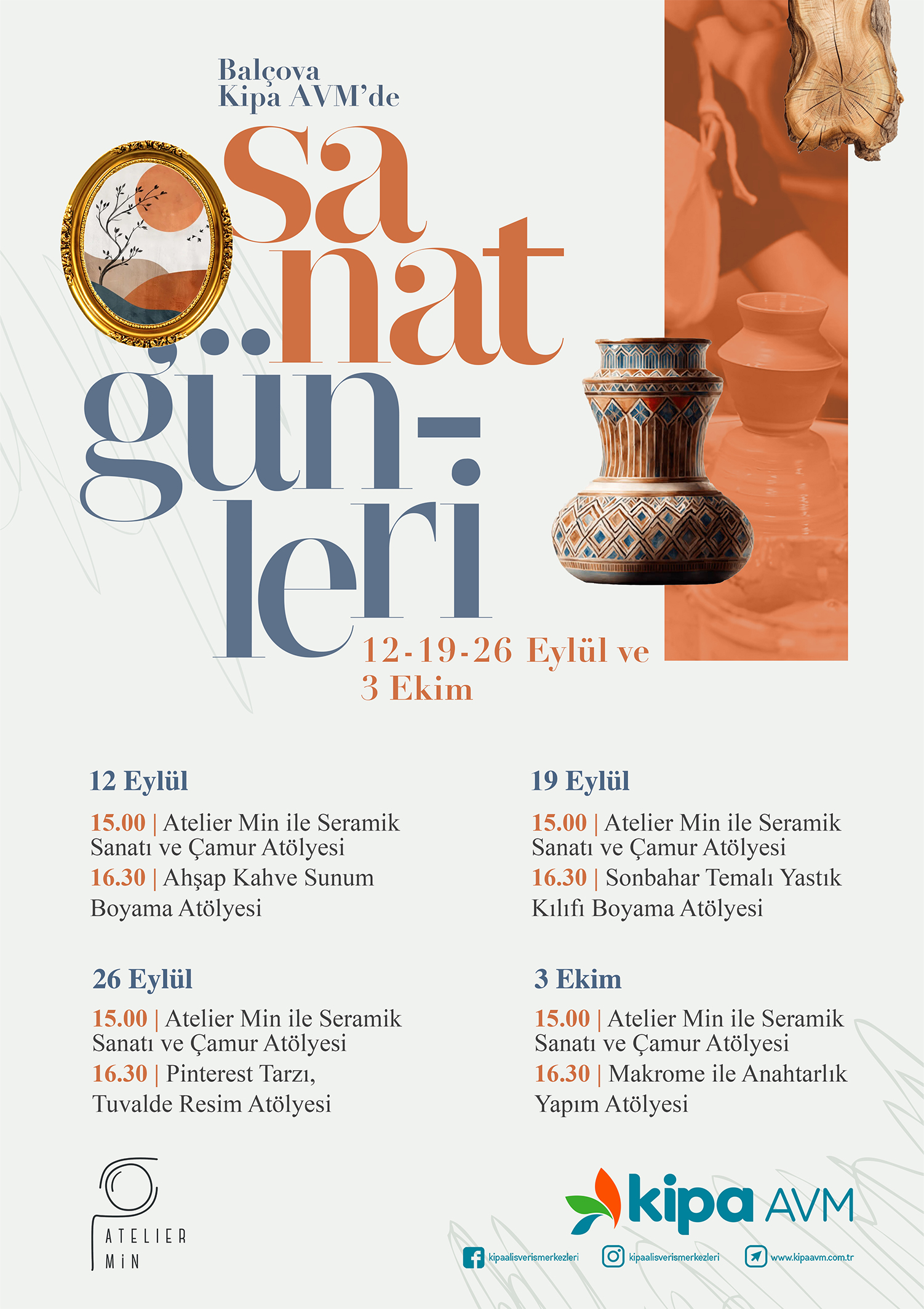 Bal&ccedil;ova Kipa AVM'de Sanat G&uuml;nleri!