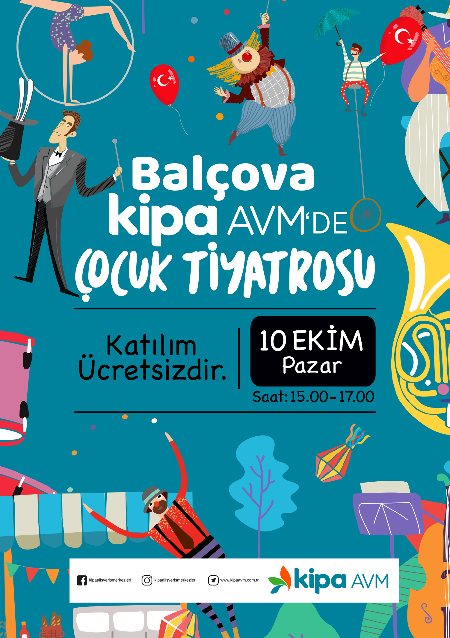 Bal&ccedil;ova Kipa AVM'de &Ccedil;ocuk Tiyatrosu!
