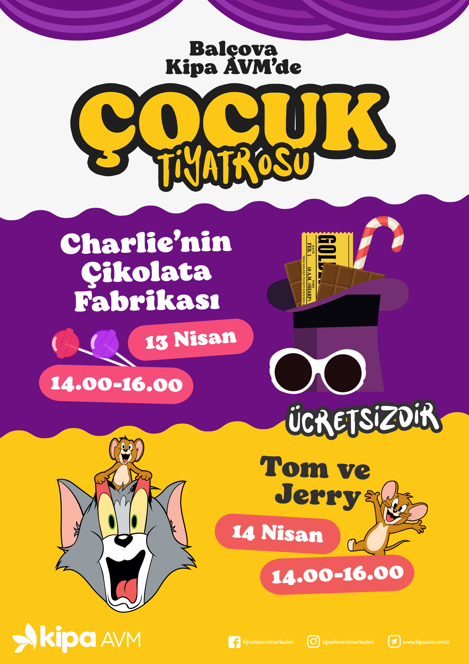 Bal&ccedil;ova Kipa AVM'de &Ccedil;ocuk Tiyatrosu!