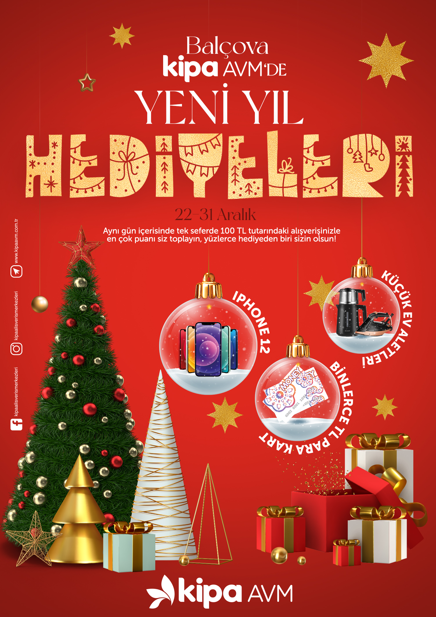 Bal&ccedil;ova Kipa AVM'de Yeni Yıl Hediyeleri!
