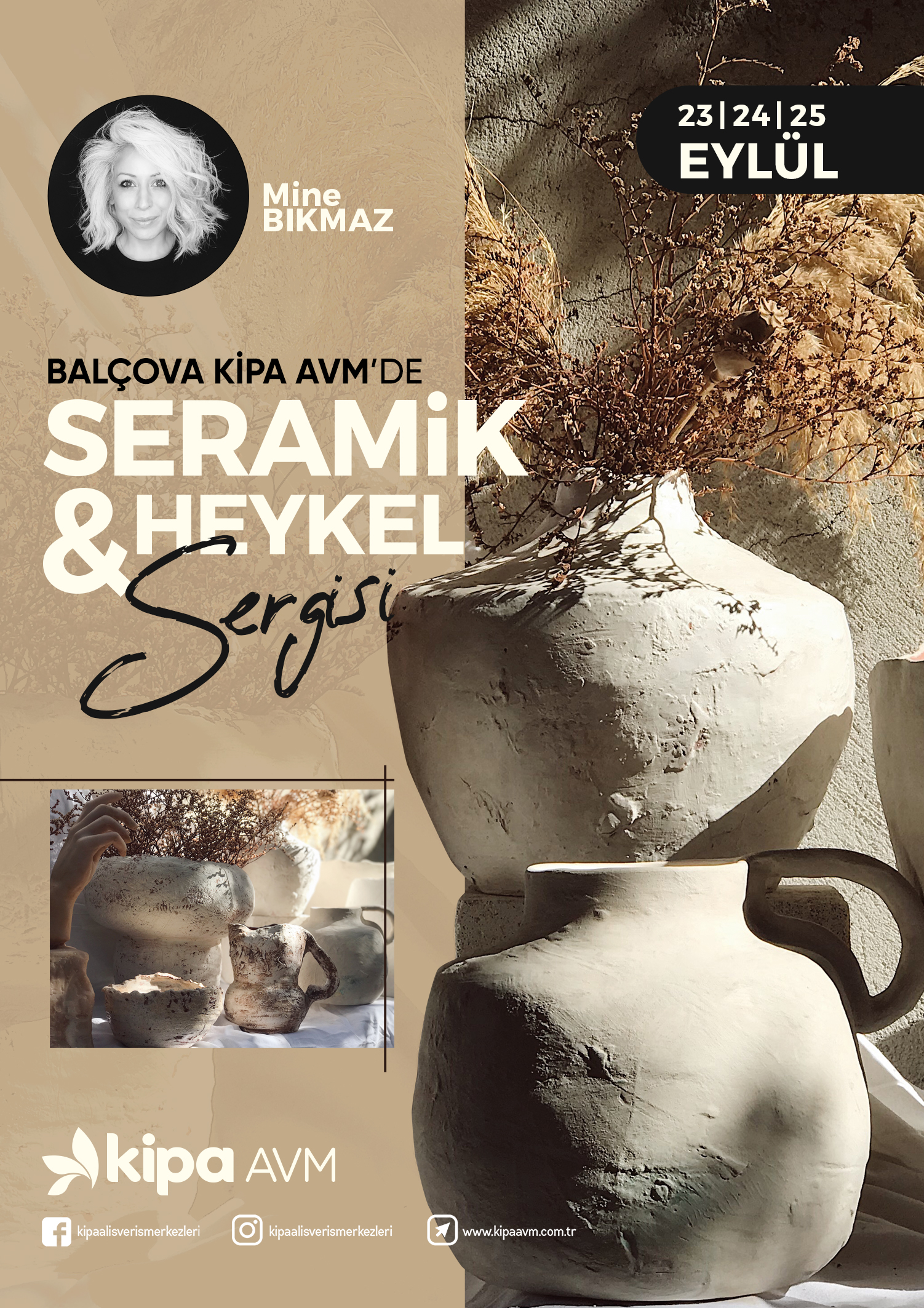 Bal&ccedil;ova Kipa AVM'de Seramik & Heykel Sergisi!