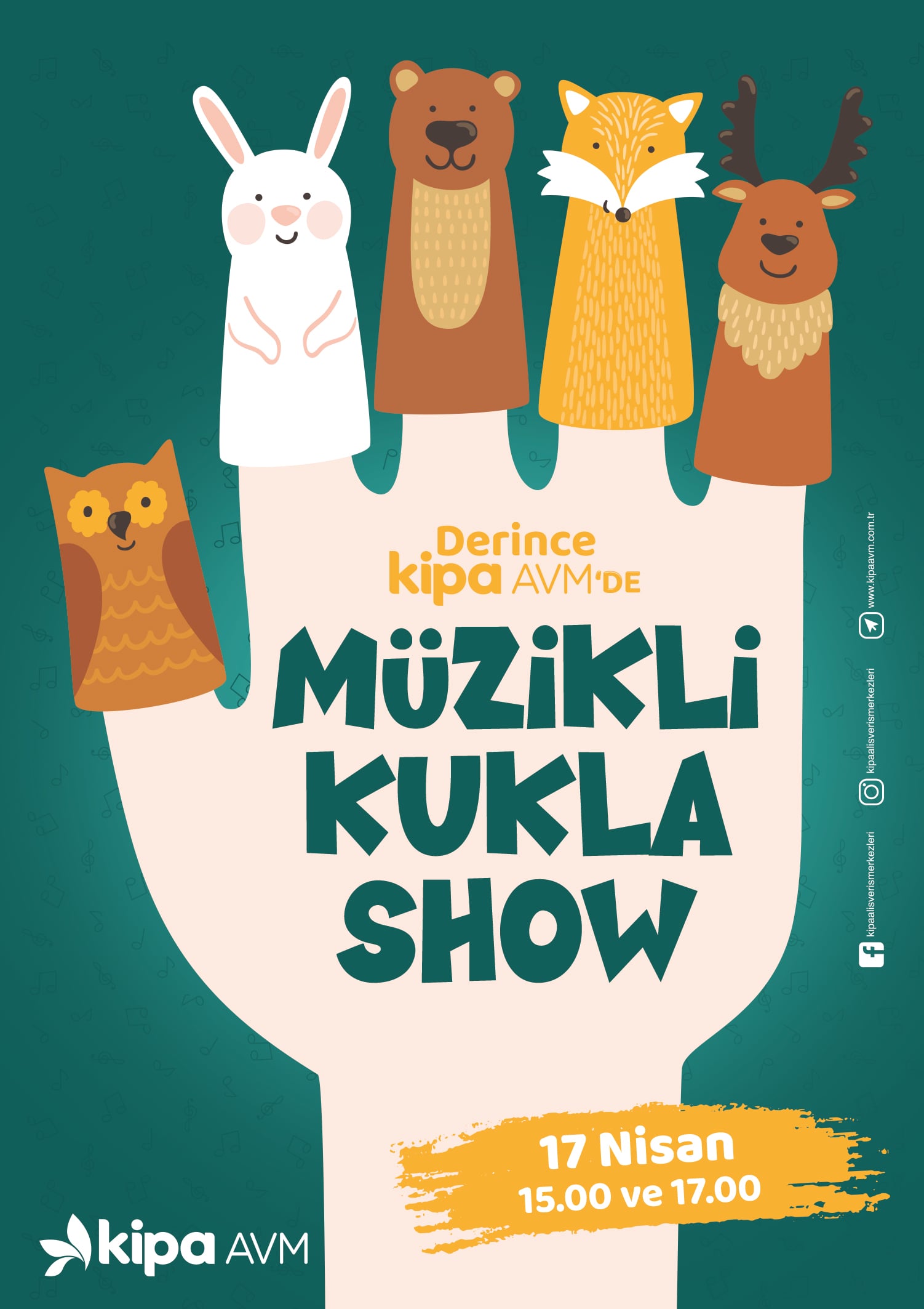 M&uuml;zikli Kukla Show Derince Kipa AVM'de!