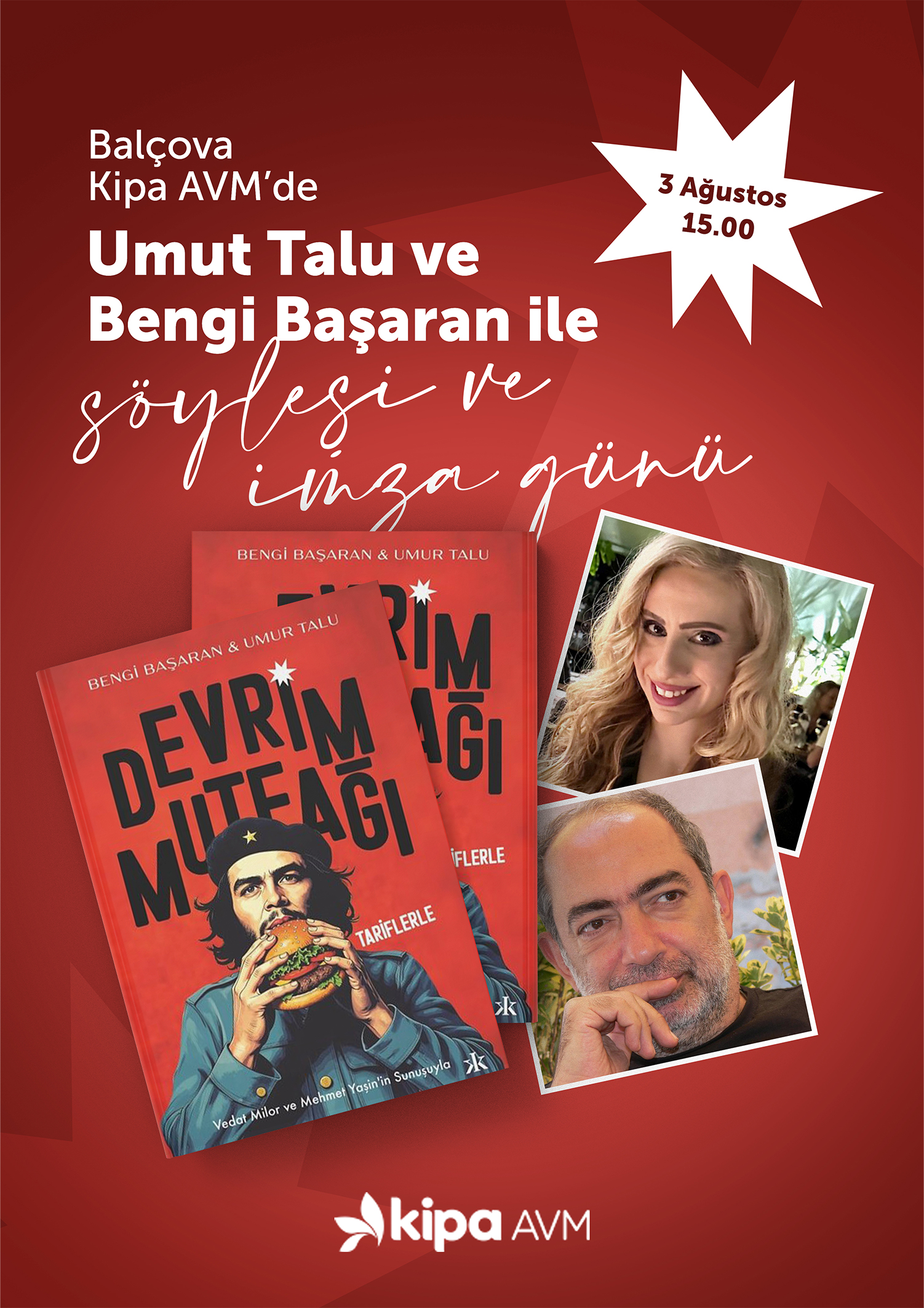 Bal&ccedil;ova Kipa AVM'de Umut Talu ve Bengi Başaran ile S&ouml;yleşi ve İmza G&uuml;n&uuml;!