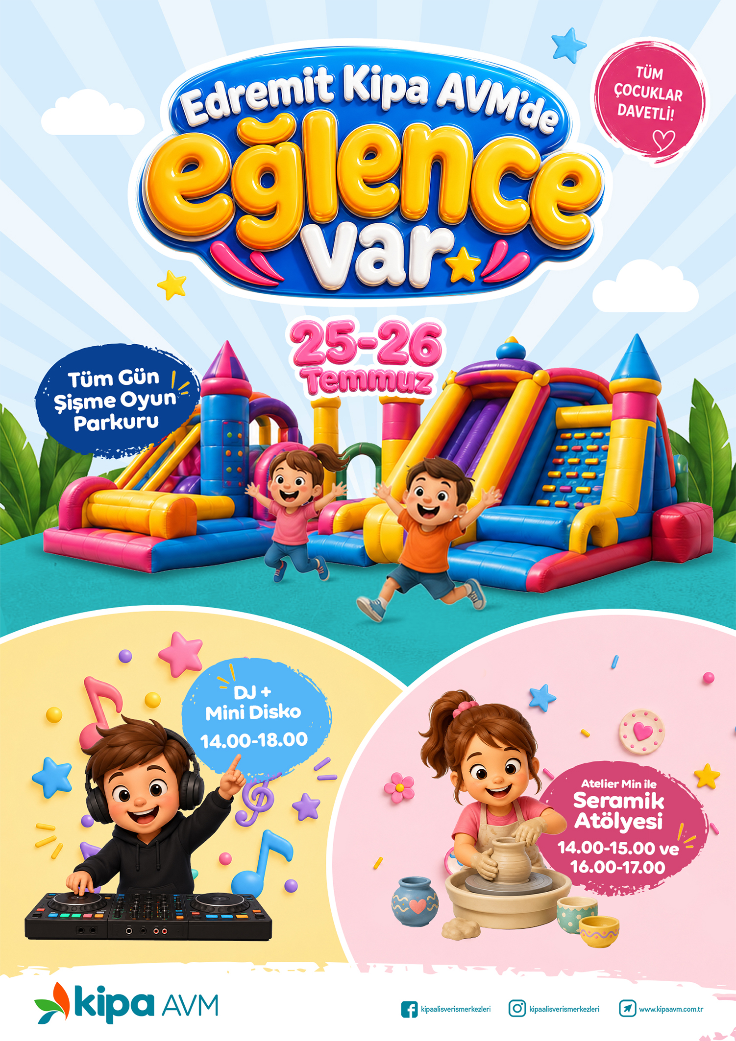 Edremit Kipa AVM'de Eğlence Var!