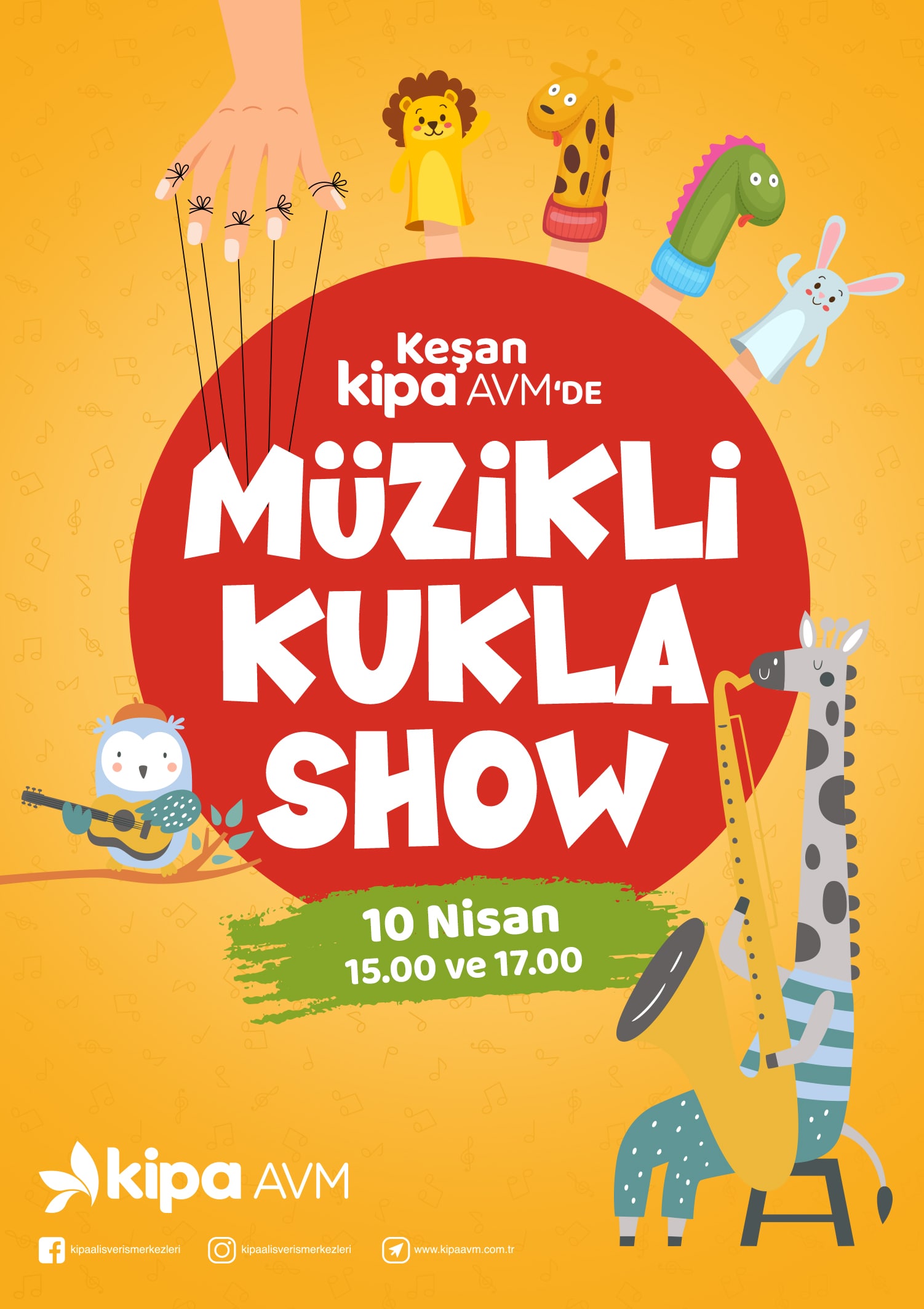 M&uuml;zikli Kukla Show Keşan Kipa AVM'de!